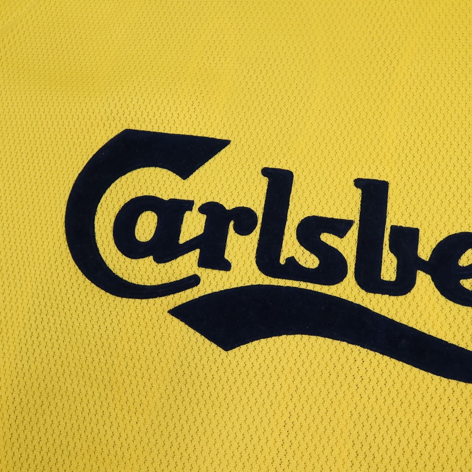 Vintage Liverpool Away Shirt Mens Large 1997 1999 Yellow Reebok Gerrard Jersey photo 4