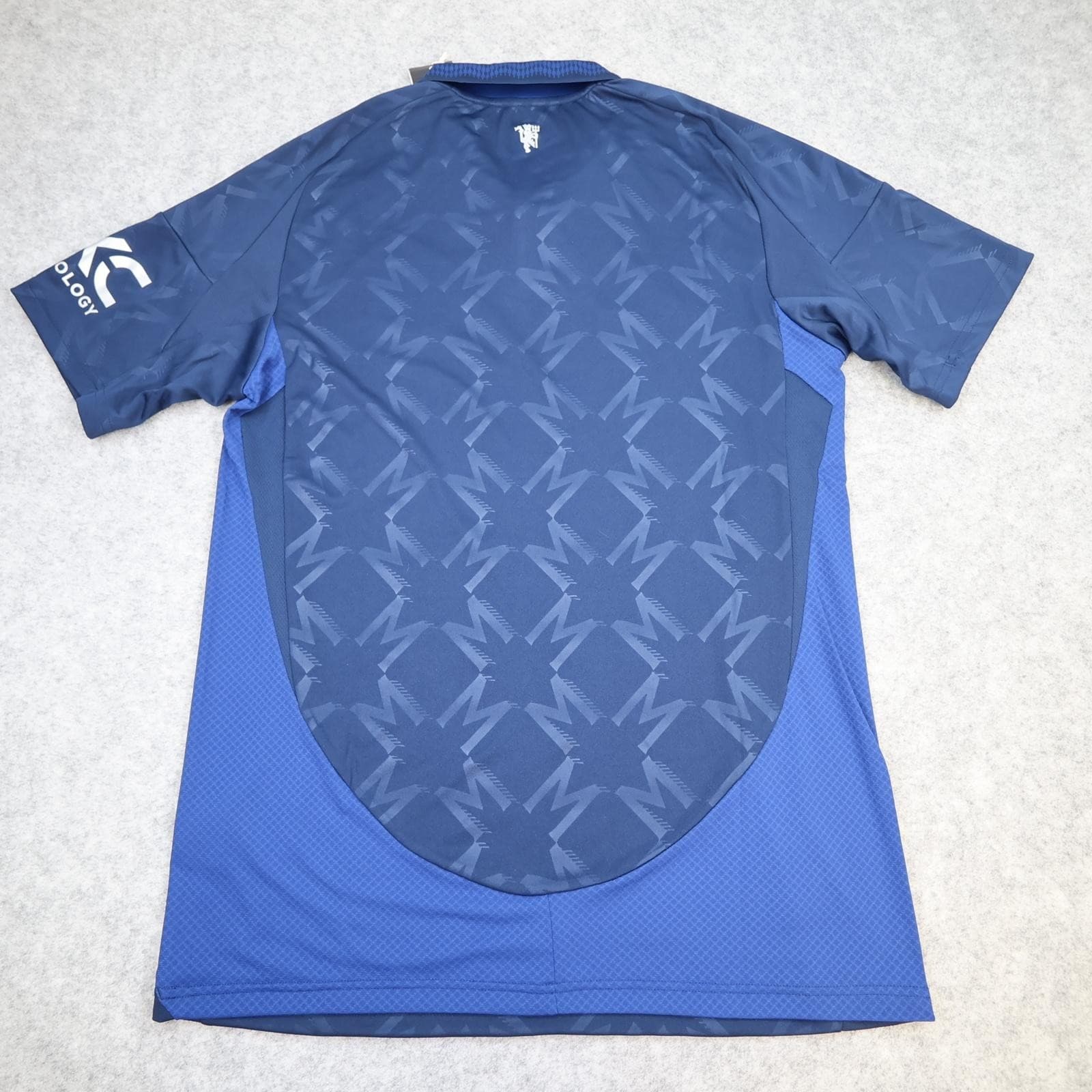 Manchester United Away Shirt Mens Medium Blue 2024 2025 Football Adidas Jersey photo 2