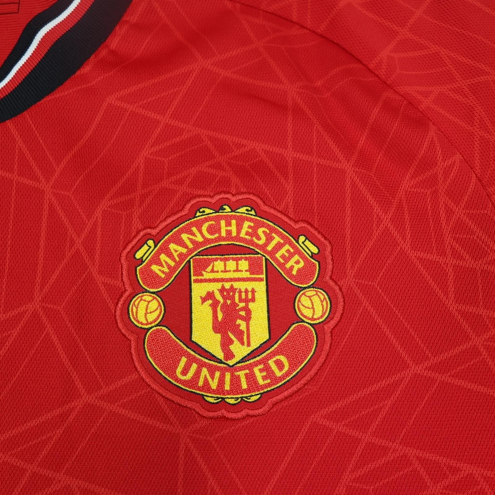 Manchester United Shirt Mens 2XL Red Home 2023 2024 Adidas Soccer Jersey photo 4