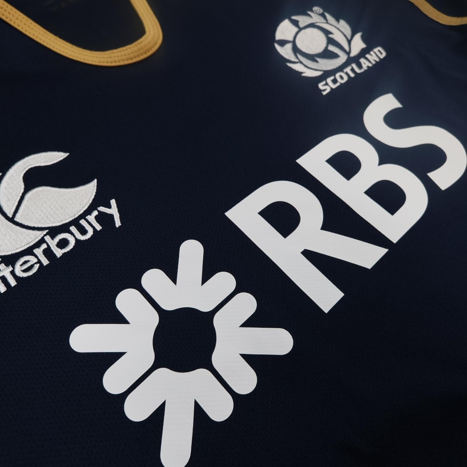 Scotland Rugby Shirt Mens 2XL Navy Home Rugby Union Canterbury Jersey 2011 2012 photo 7