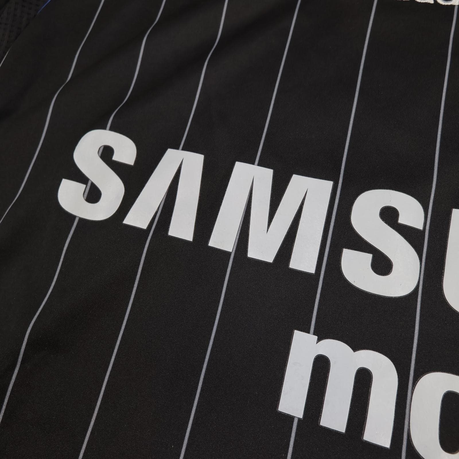 Chelsea Away Shirt Mens Large Away Black 2006 2008 Adidas Ballack Soccer Jersey photo 4