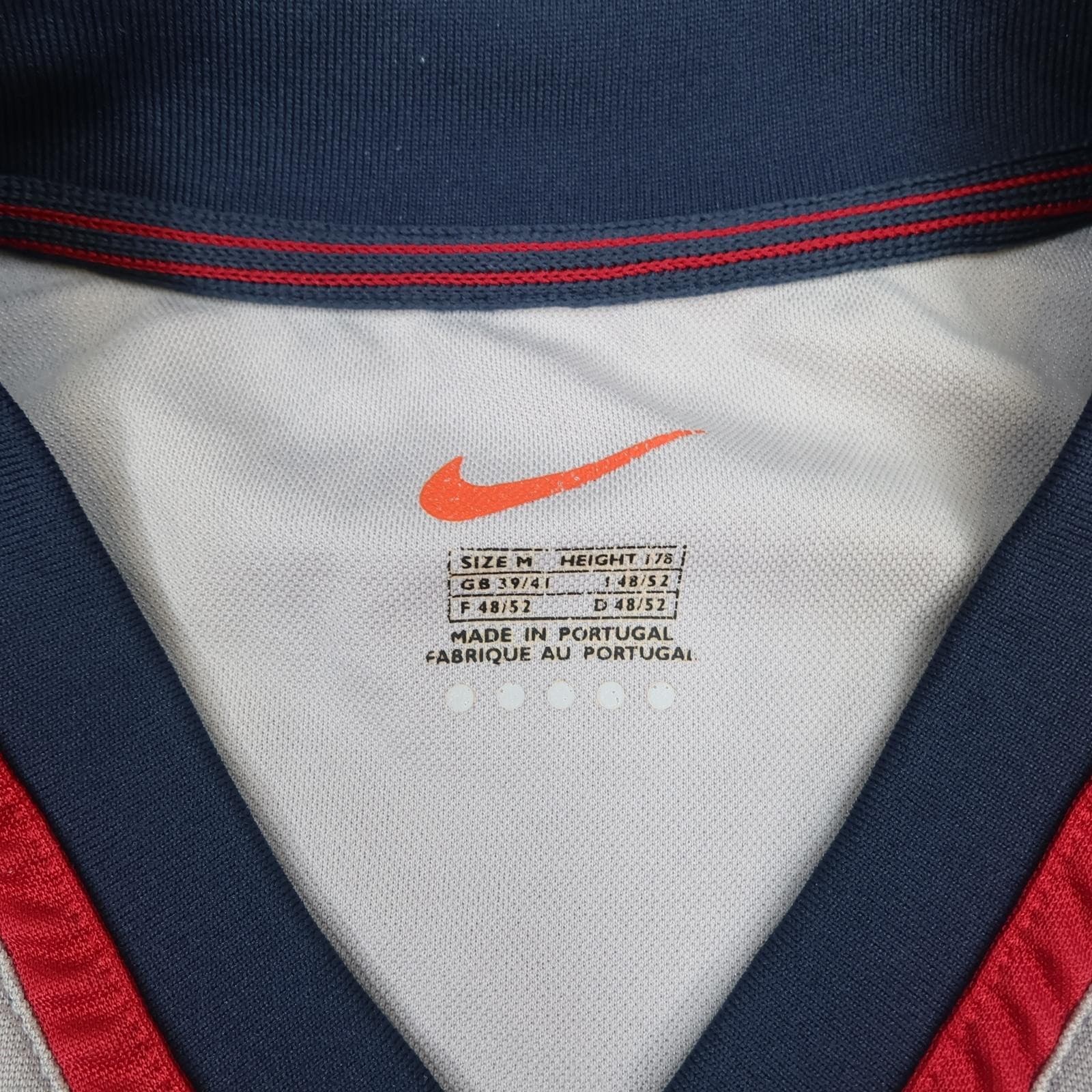 Barcelona Away Shirt Mens Medium Grey Football Nike Short Sleeve Jersey photo 7