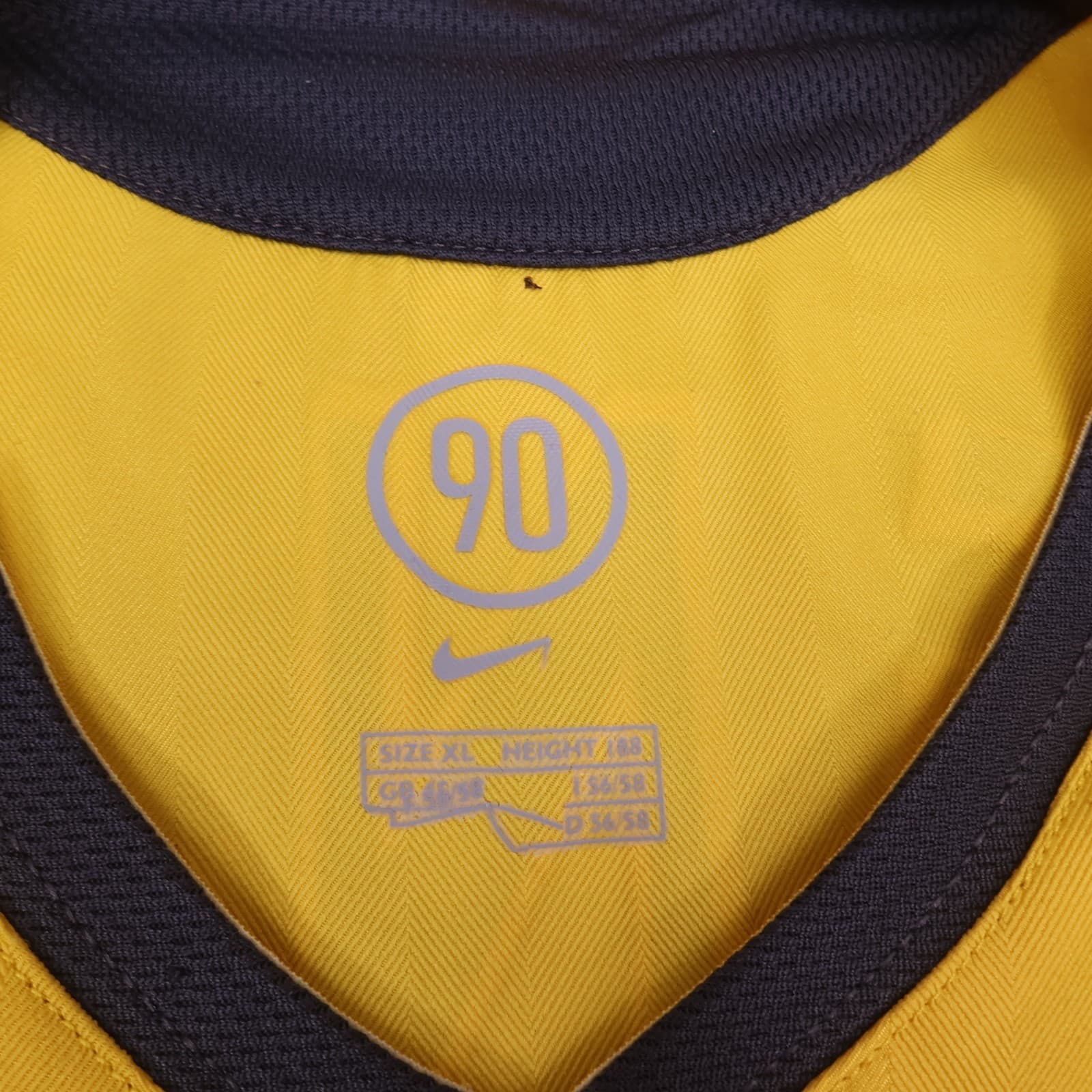 Vintage Arsenal Extra Shirt Large Yellow Away Kit 2005 2006 Nike Thierry Henry photo 8