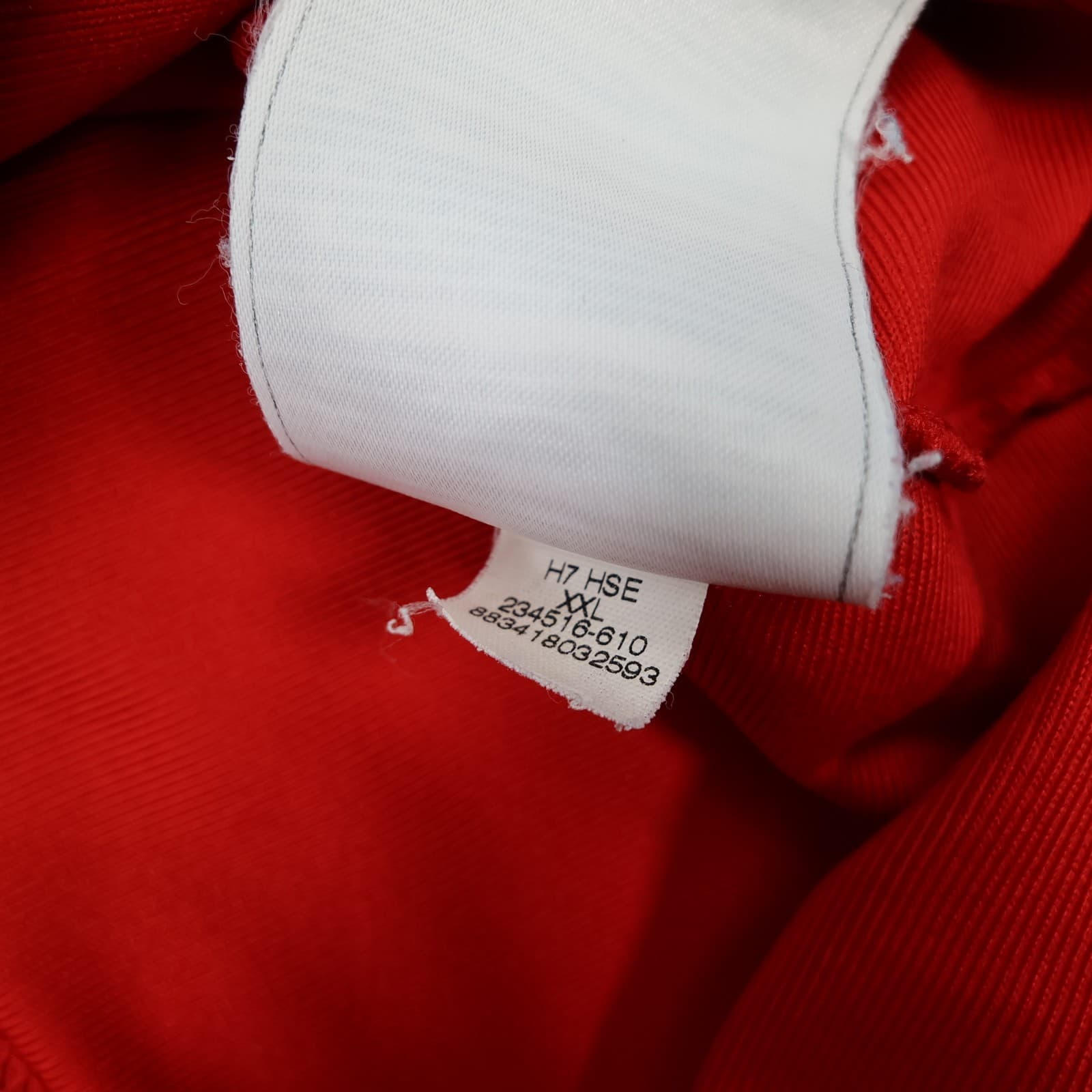 England Rugby Shirt 2XL Red Away Kit 2007 2008 Nike Jersey O2 XXL photo 11