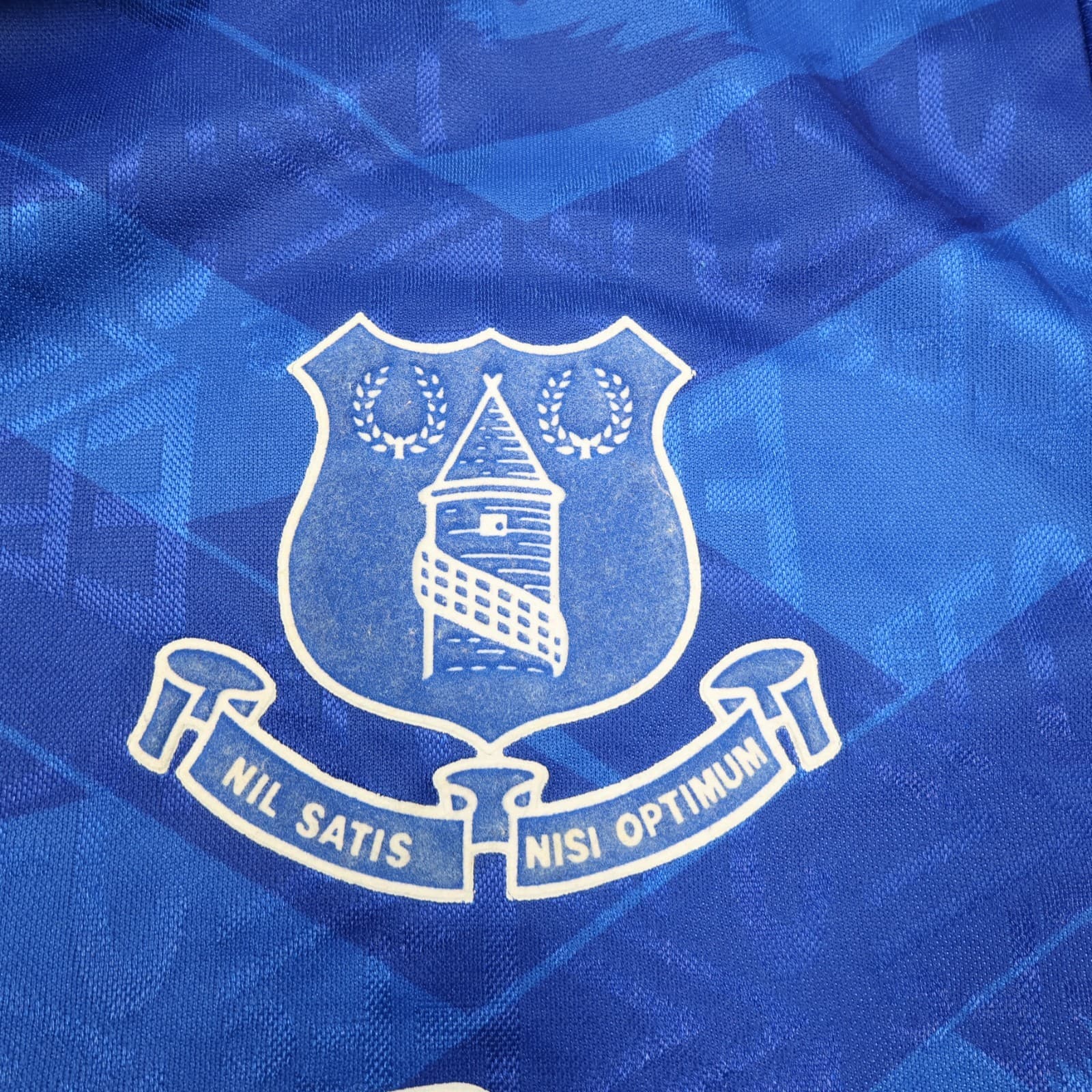 Vintage Everton Shirt Large Blue Home Kit 1991 1993 Umbro Soccer Jersey NEC photo 4