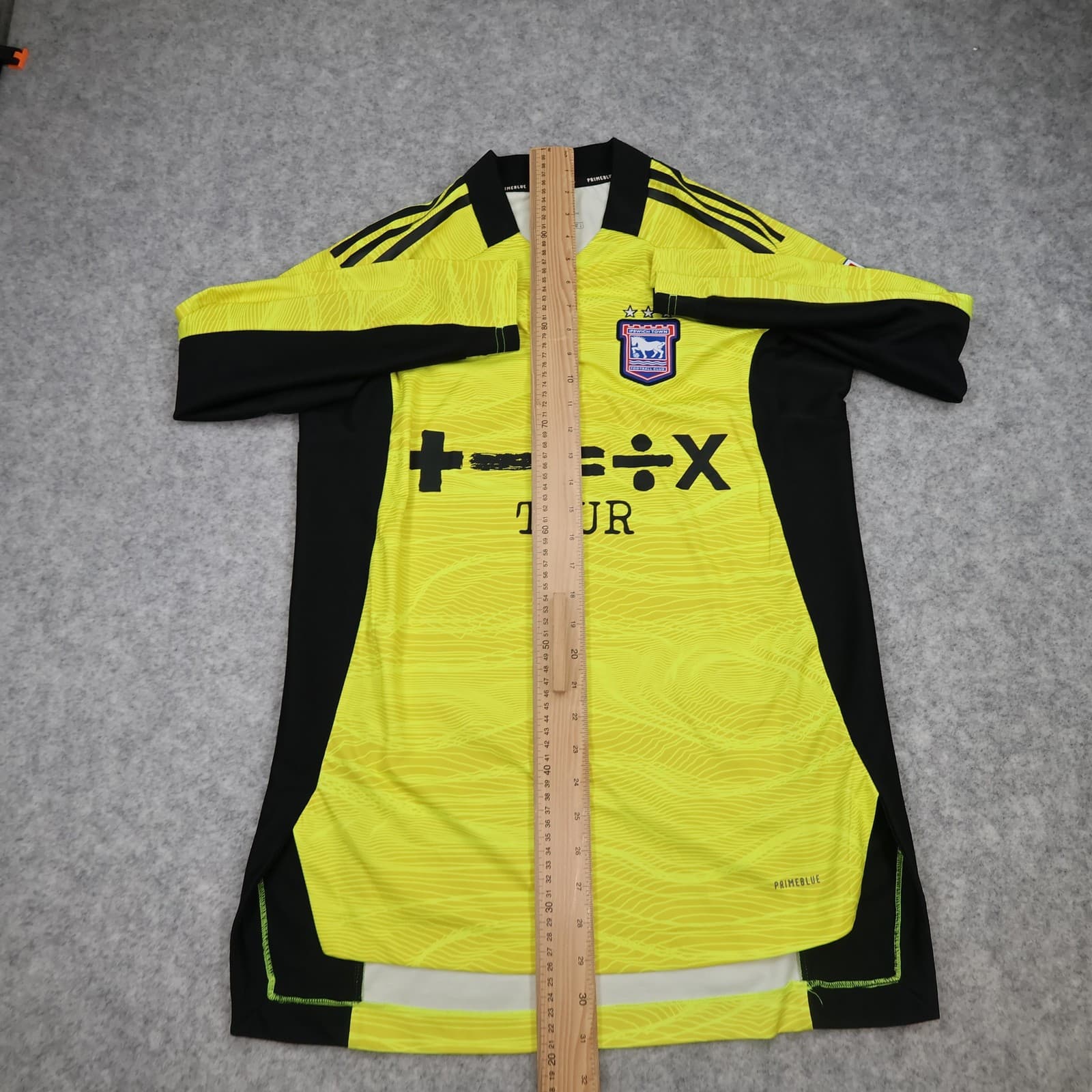 Ipswich Town Goalkeeper Shirt Mens Medium Yellow 2021 2022 Adidas Tour Sheeran photo 11