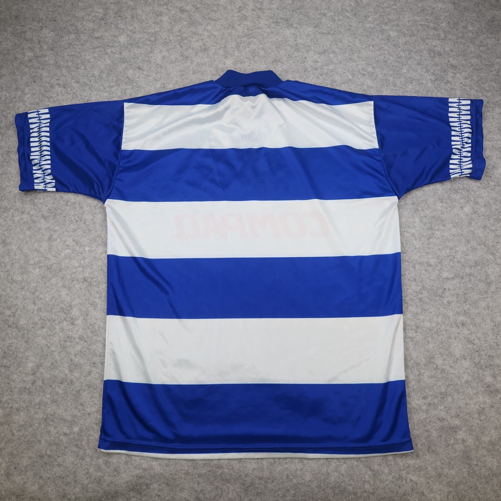 Vintage QPR Home Shirt Large Blue 1995 1996 Compaq Soccer Jersey 38/40 photo 2