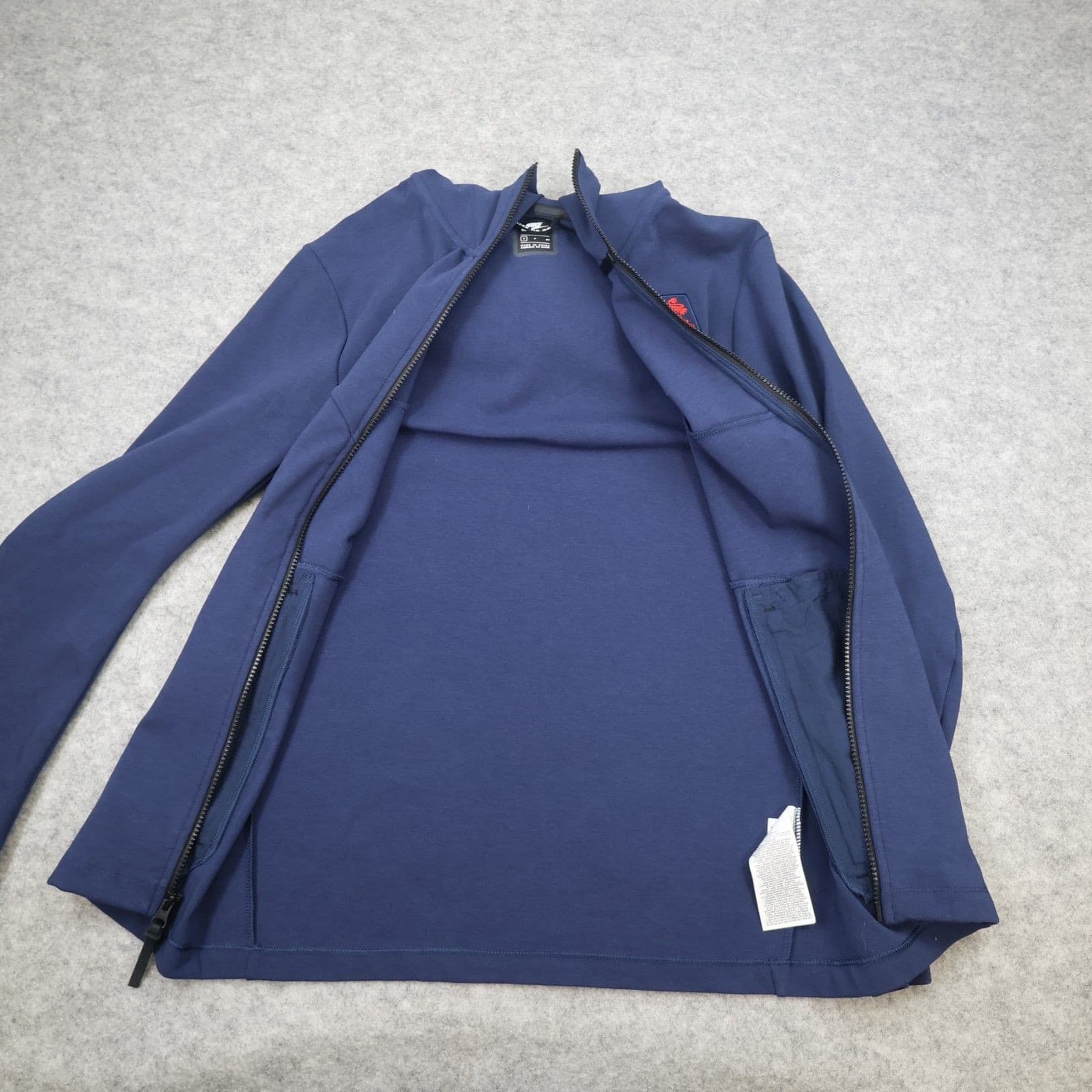 England Football Jumper Small Nike Blue Top Pullover 2020 Tech Fleece Full Zip photo 2