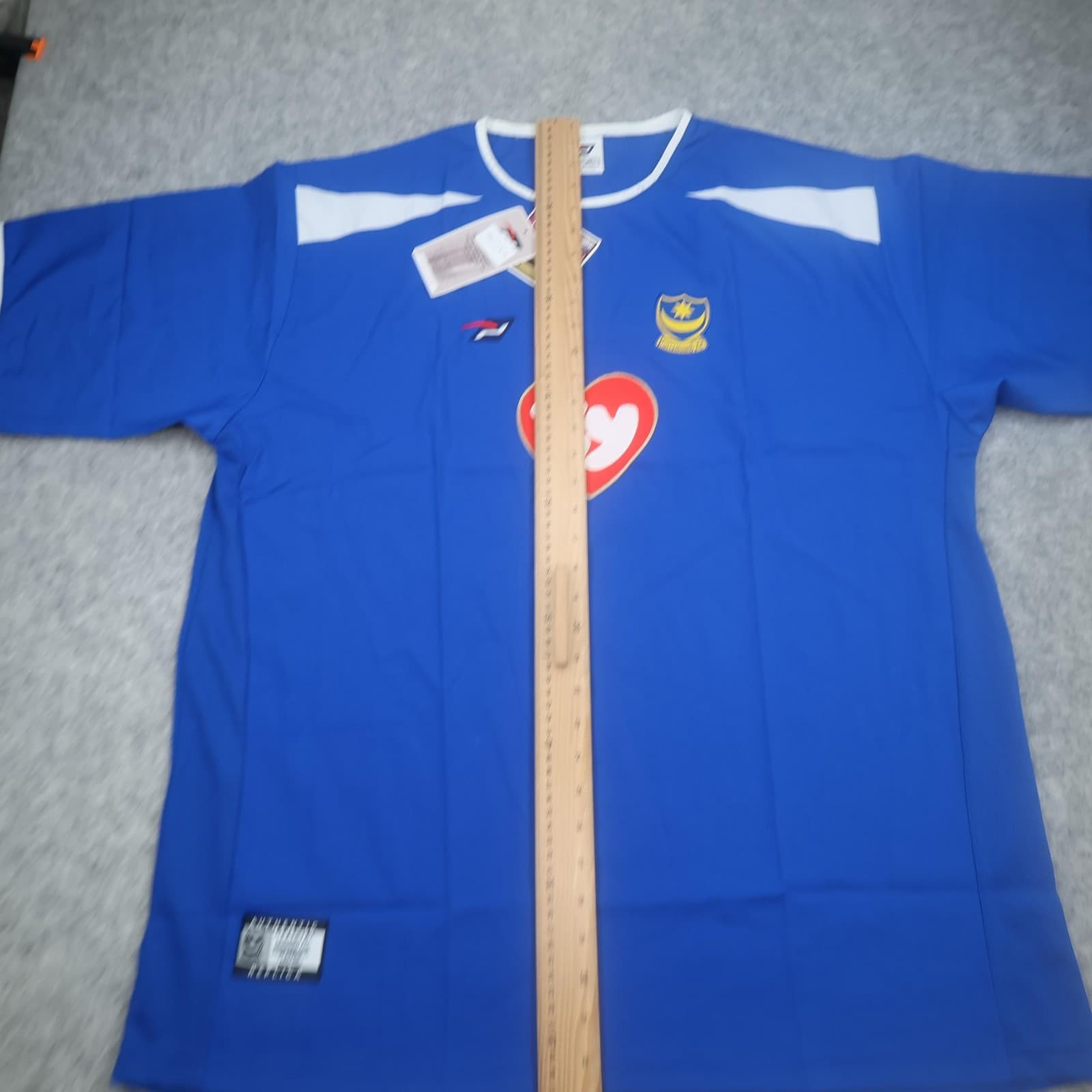Vintage Portsmouth Shirt Mens 3XL Blue Home 2003 2005 Football Pompey Sport Ty photo 13