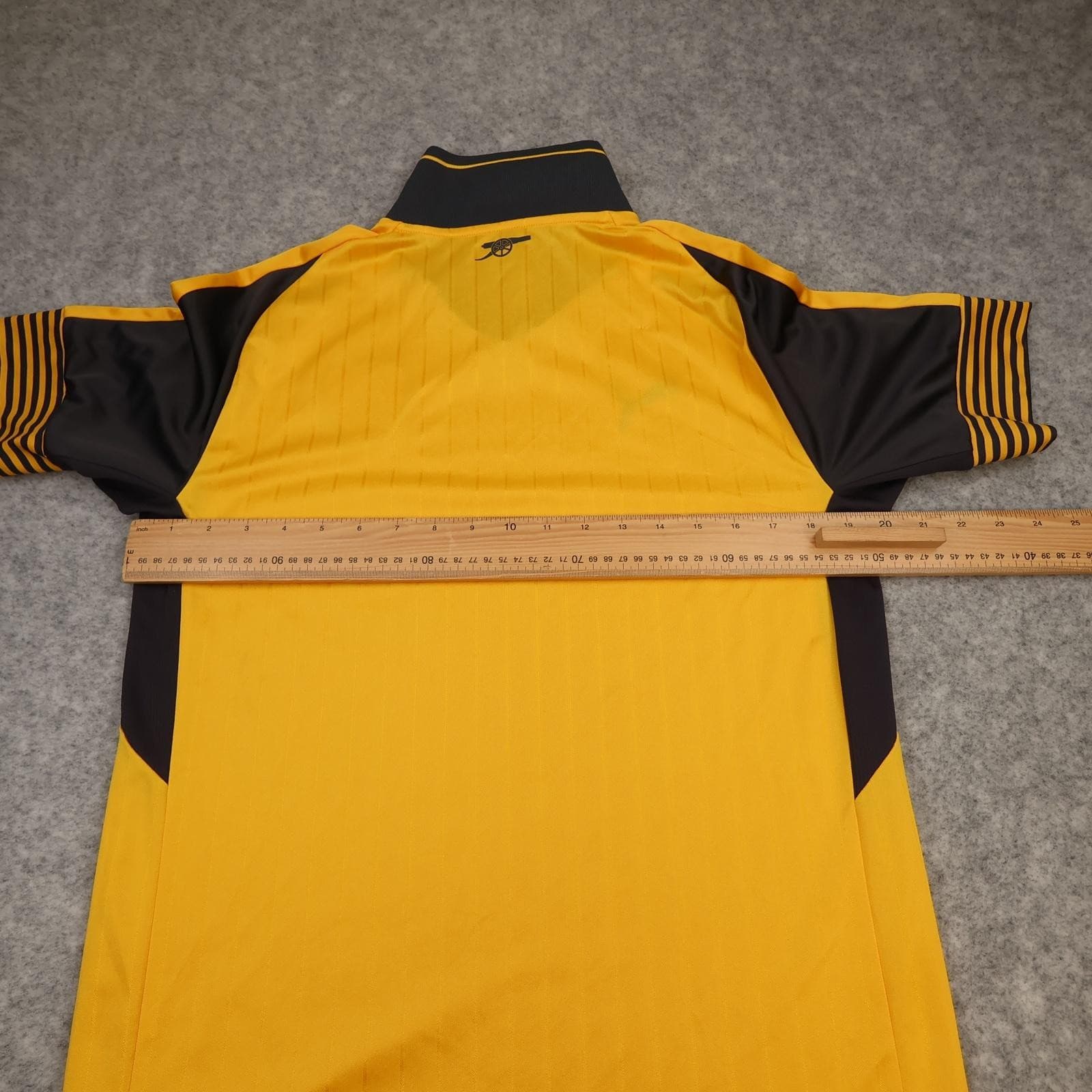 Arsenal Away Shirt Mens Medium Yellow 2016 2017 Football Puma Soccer Jersey photo 10