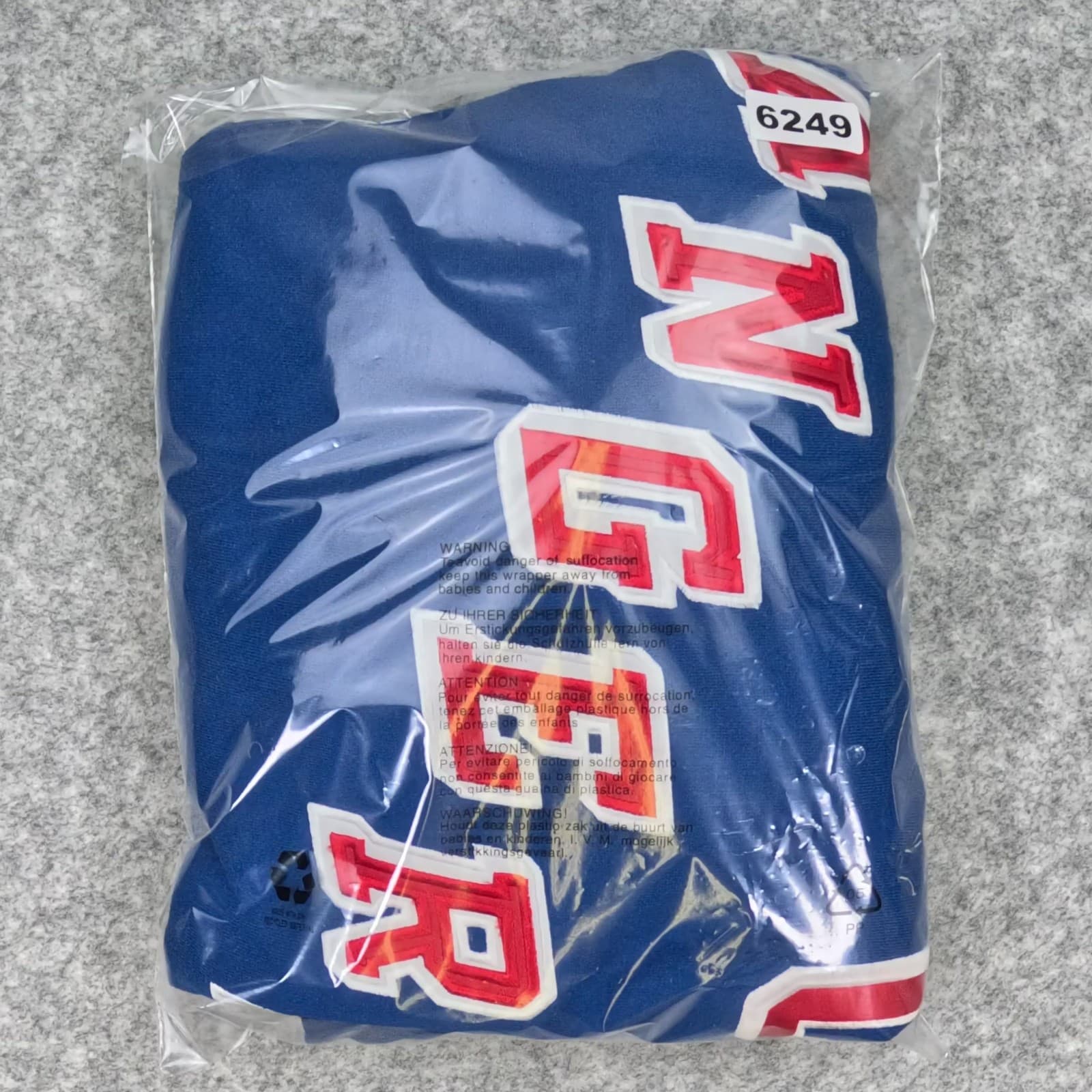 New York Rangers Jersey Large Blue Starter Messier 11 Long Sleeve Ice Hockey 90s photo 4