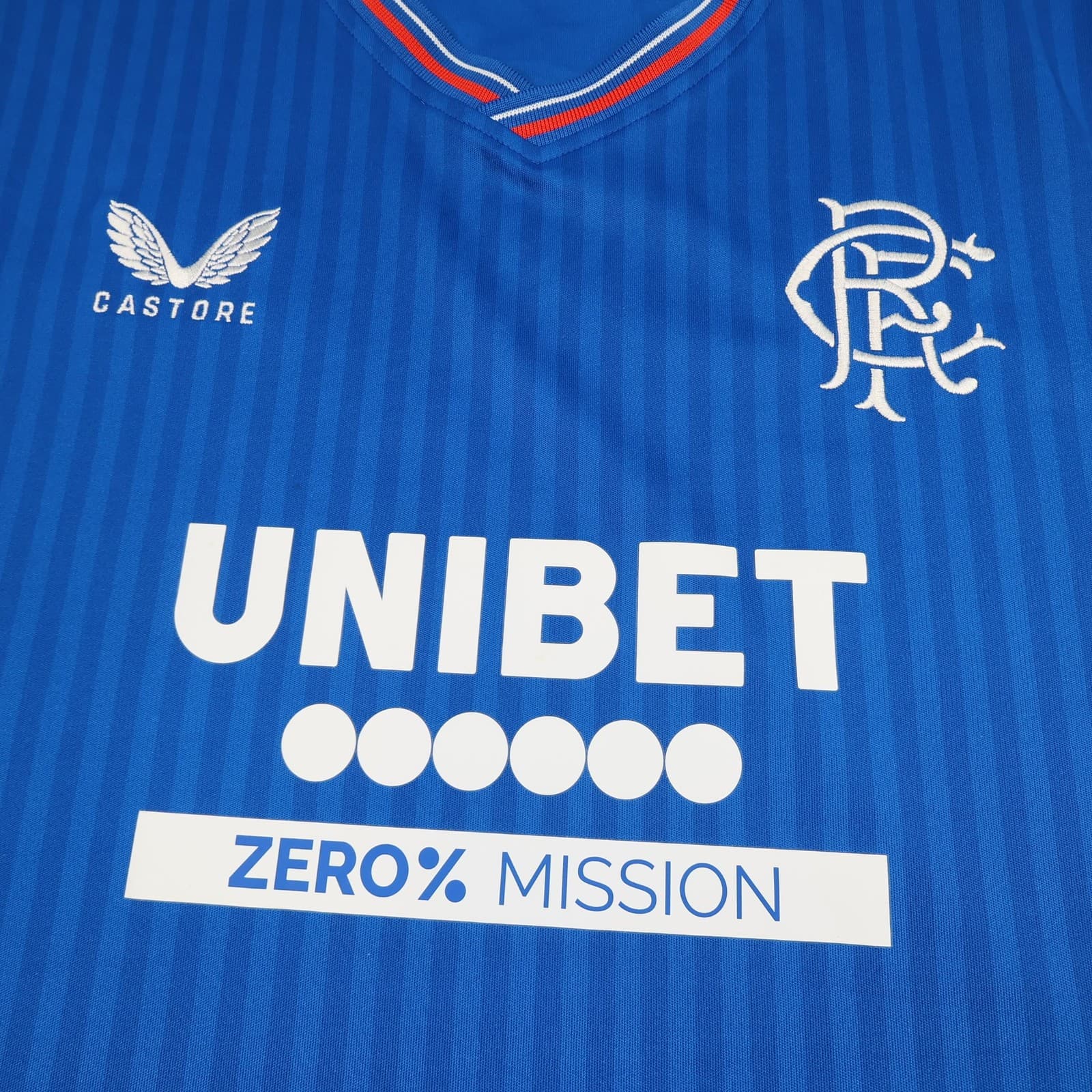Rangers Shirt Mens XL Blue Home SPFL 2023 2024 Castore Unibet Soccer Jersey photo 3
