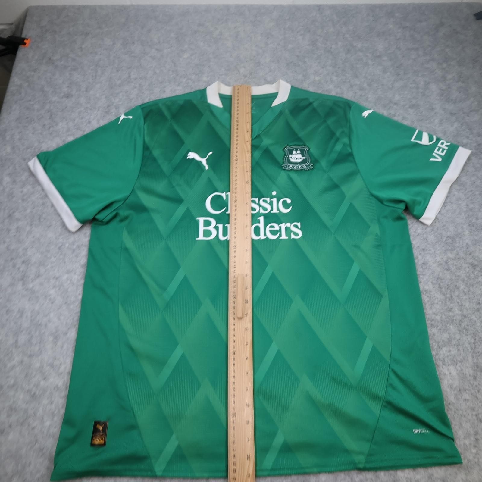 Plymouth Argyle Shirt Mens 3XL Green Home EFL 2024 2025 Puma Soccer Jersey photo 13
