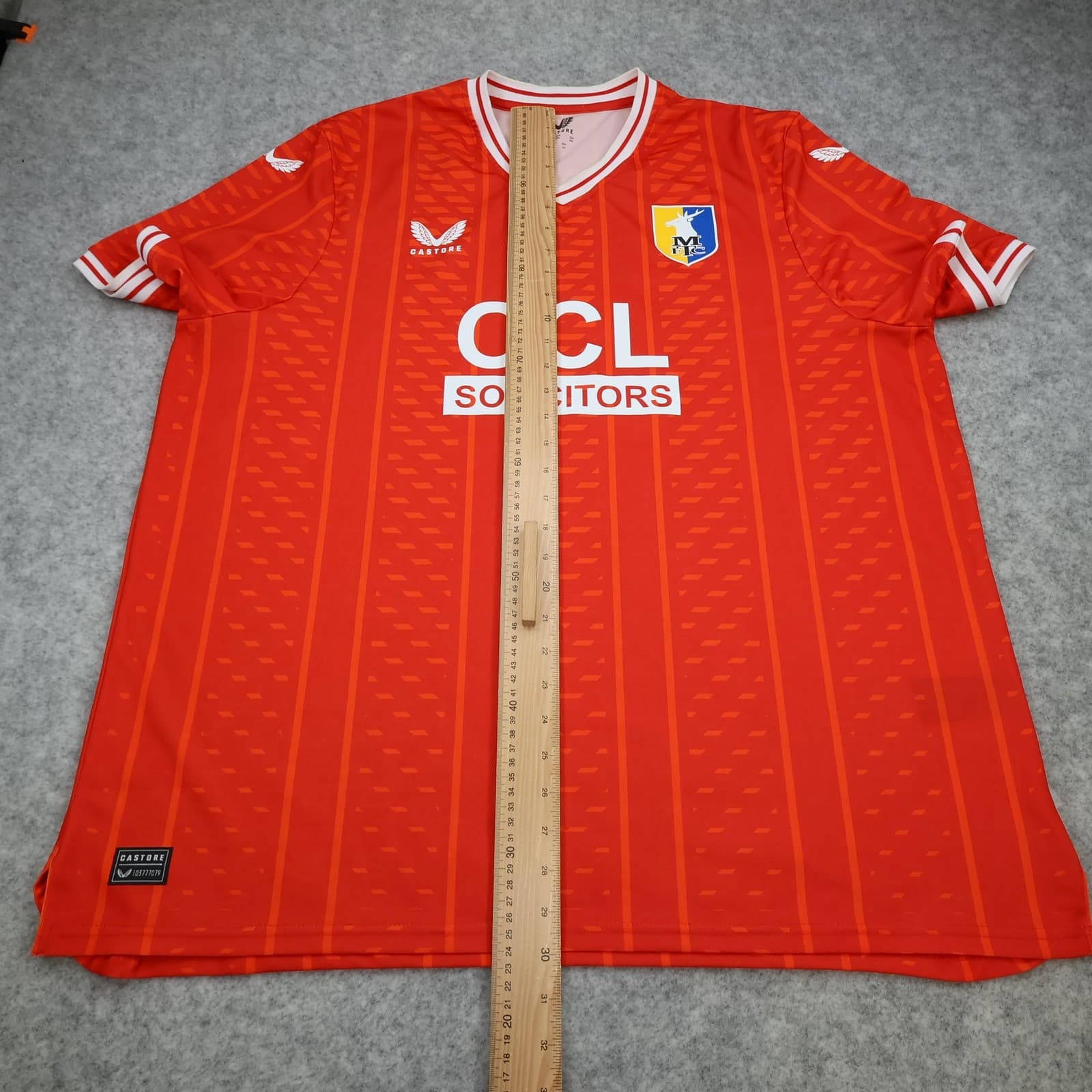 Mansfield Town Shirt Mens 3XL Away Castore OCL 2023 2024 Football Jersey photo 11