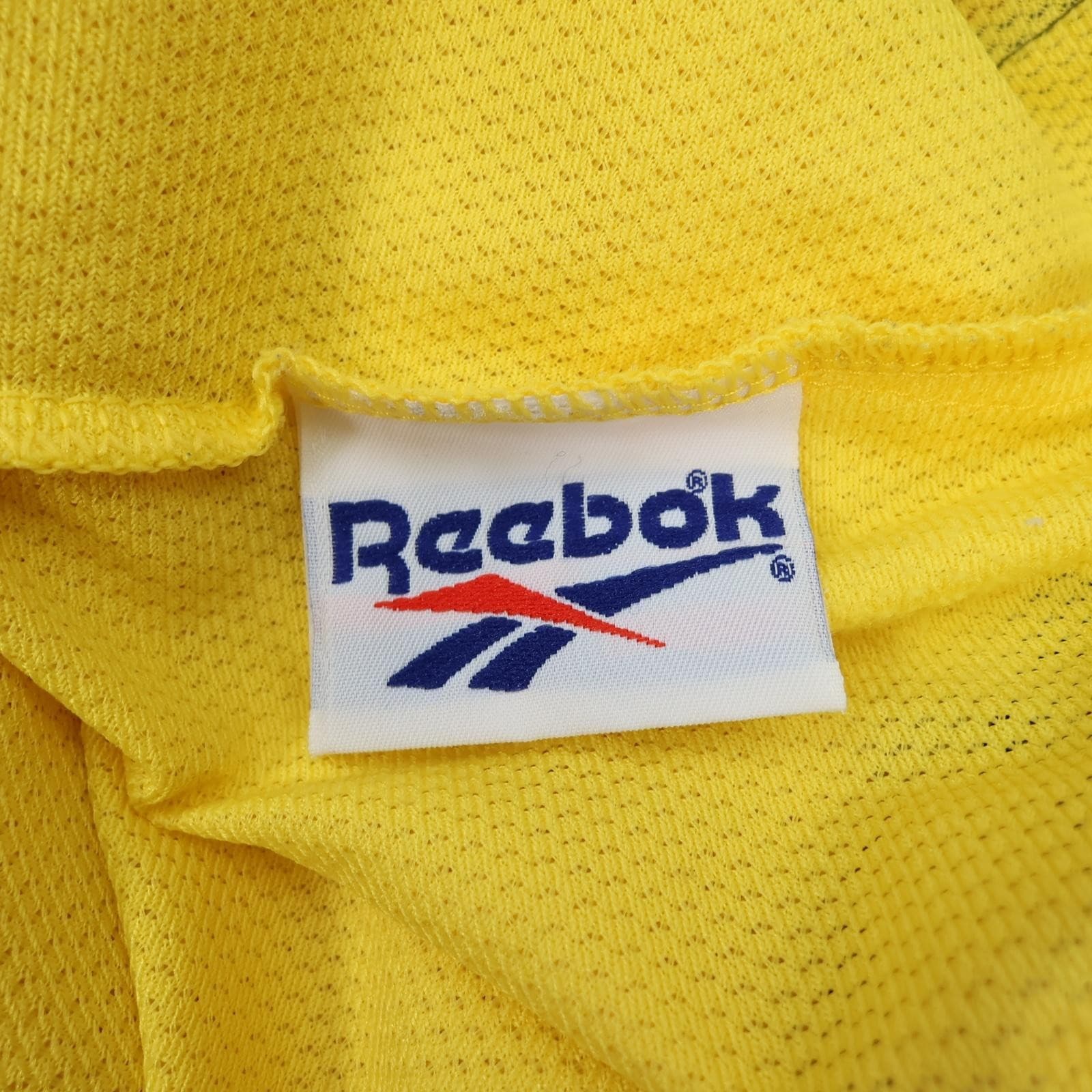 Vintage Liverpool Away Shirt Mens Large Yellow 1997 1999 Reebok Carlsberg Jersey photo 17