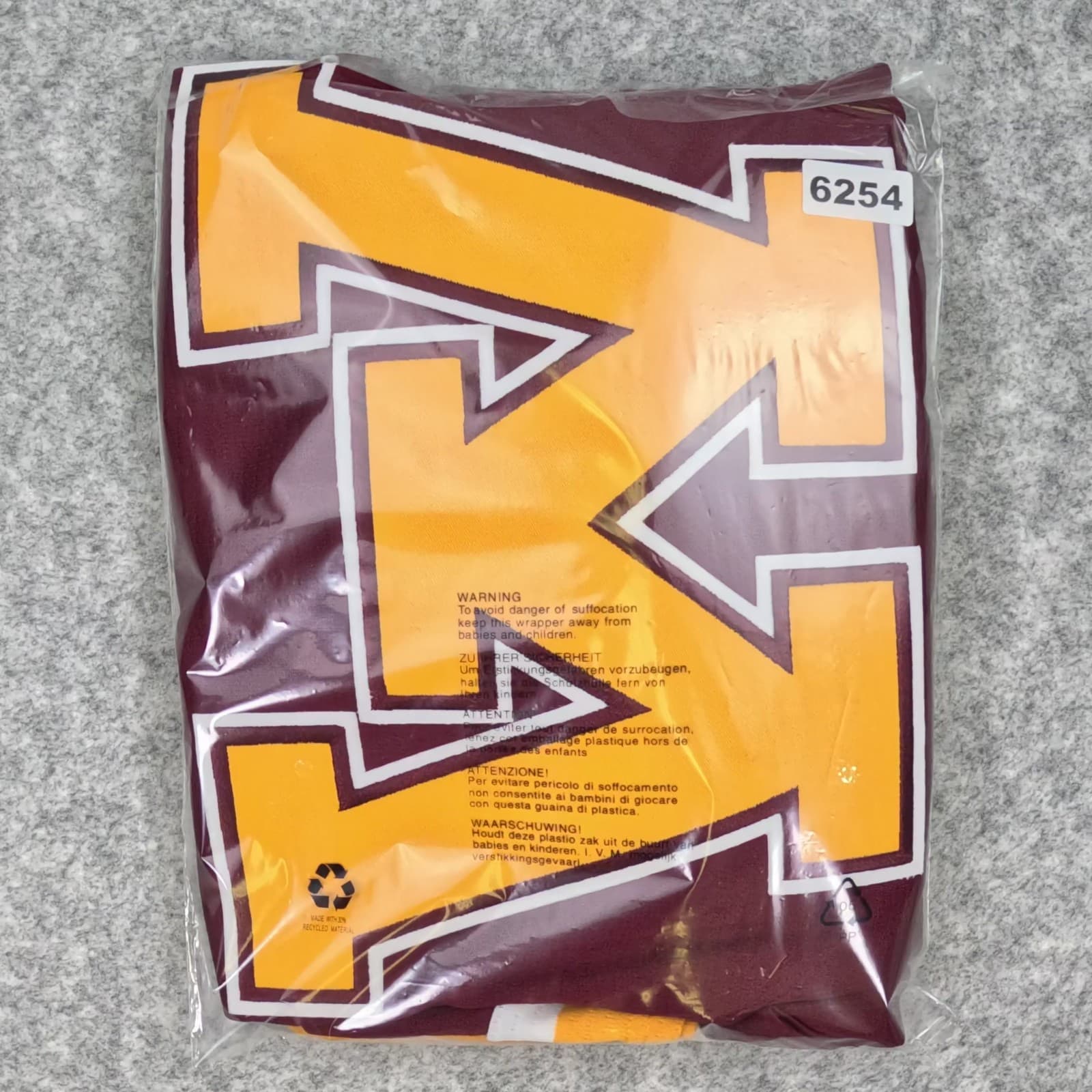 Minnesota Golden Gophers Jersey Large Maroon Gold Easton Long Sleeve Ice Hockey photo 3