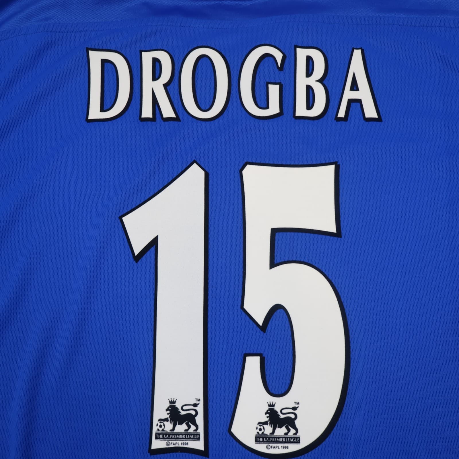 Chelsea Shirt Extra Large Blue Home Kit 2003 2005 Soccer Jersey Didier Drogba photo 5