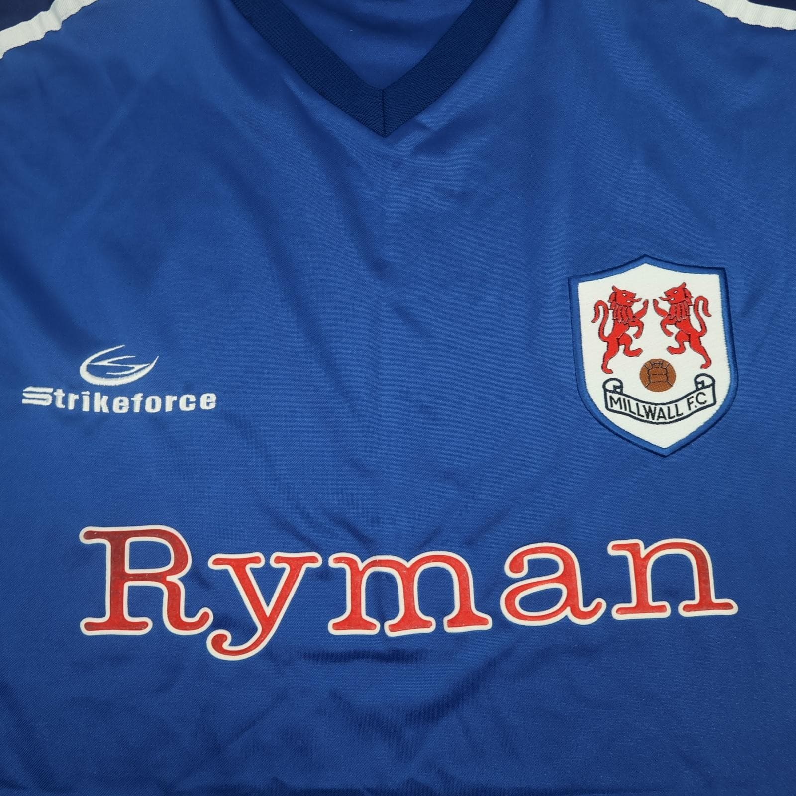 Millwall FC Shirt Mens 3XL Blue 2003 2004 Strikeforce Ryman Training Jersey photo 3