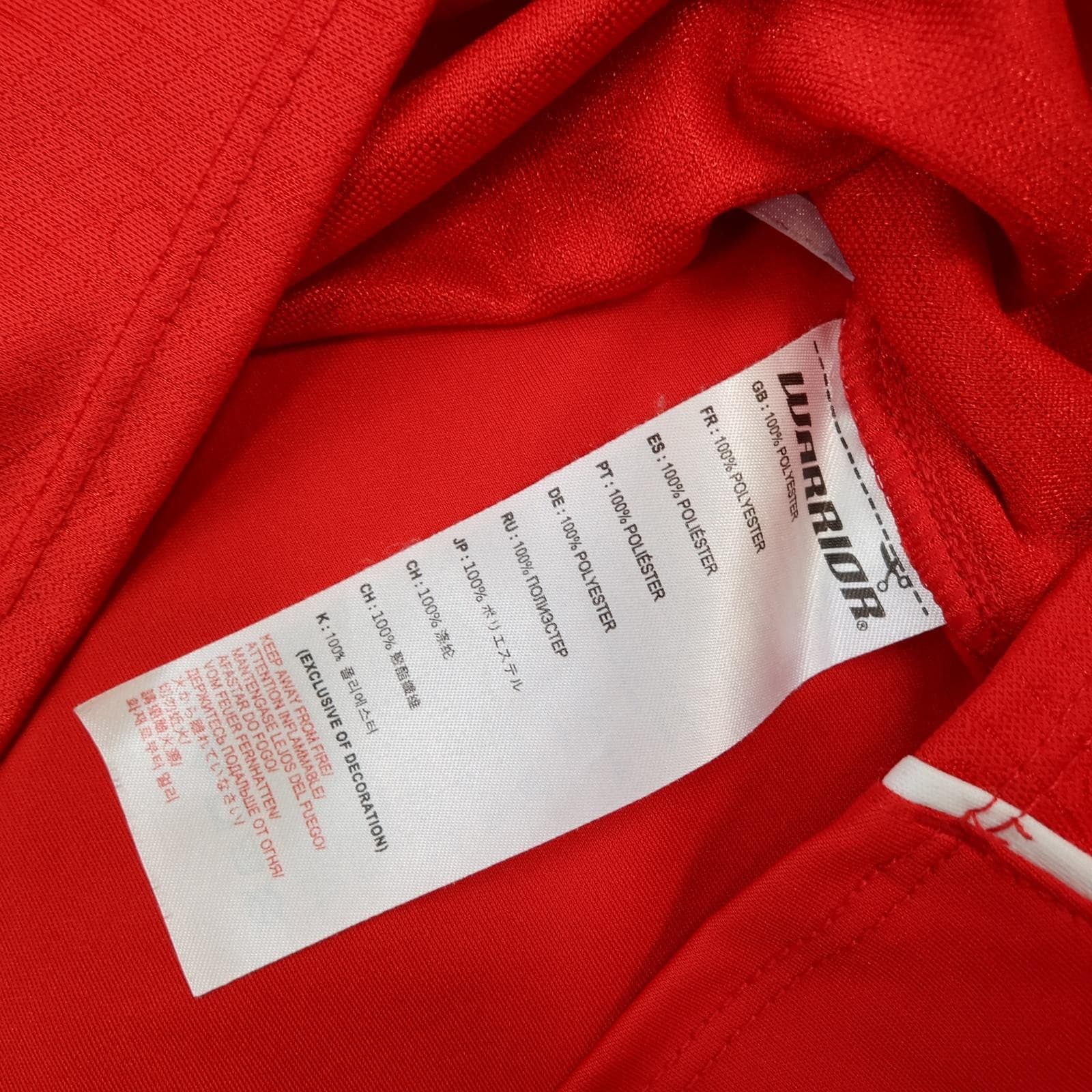 Liverpool Shirt Mens Large Red Home 2013 2014 EPL Football Warrior Gerrard 8 photo 8