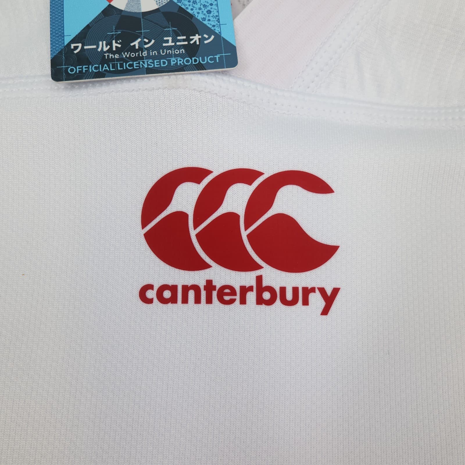 England Rugby Shirt 2XL White Home Kit 2019 Japan World Cup Canterbury XXL photo 5