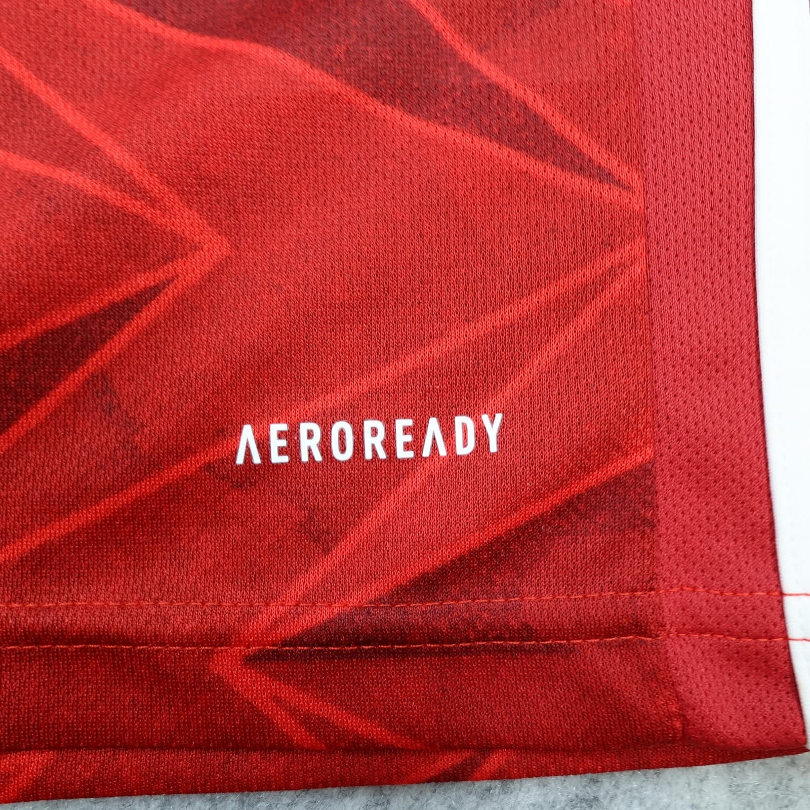 Arsenal Shirt Mens Large Red Home 2020 2021 EPL Football Adidas Emirates Saka 7 photo 13