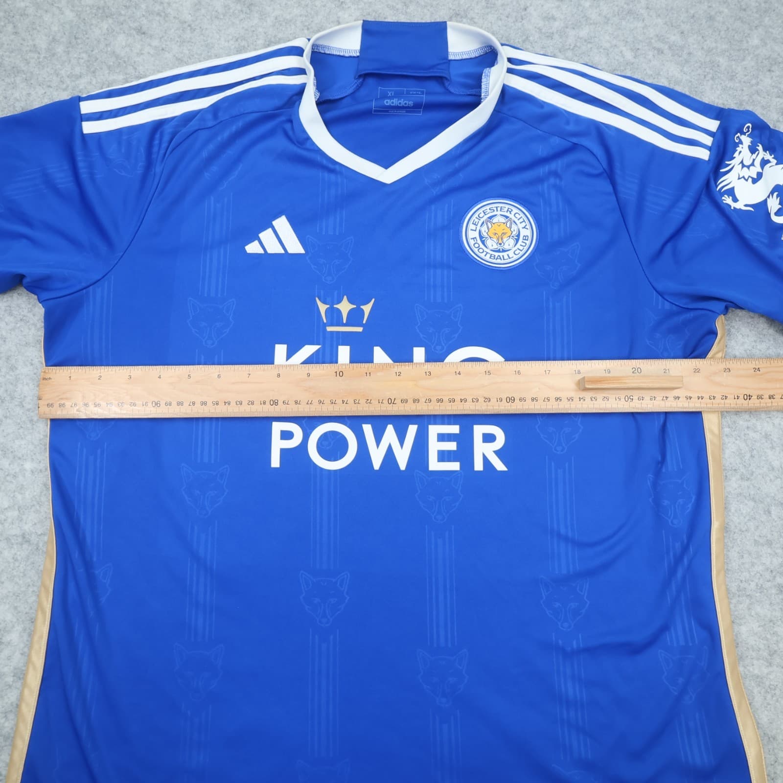 Leicester City Shirt Extra Large Blue 2023 2024 Adidas Soccer Jersey Football photo 10