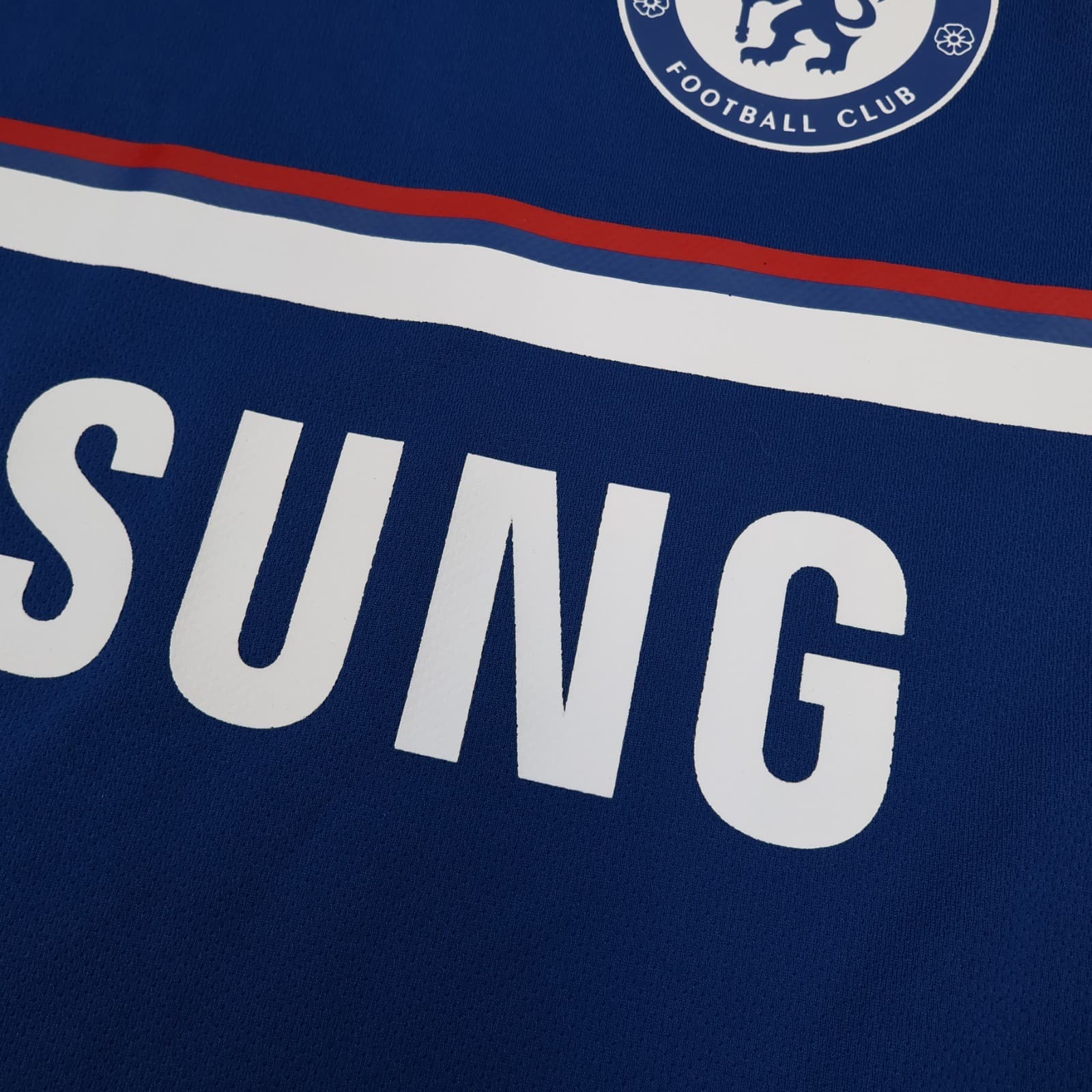 Chelsea Shirt Large Blue Training Shirt 2012 2013 Adidas Samsung Jersey  42/44 photo 5