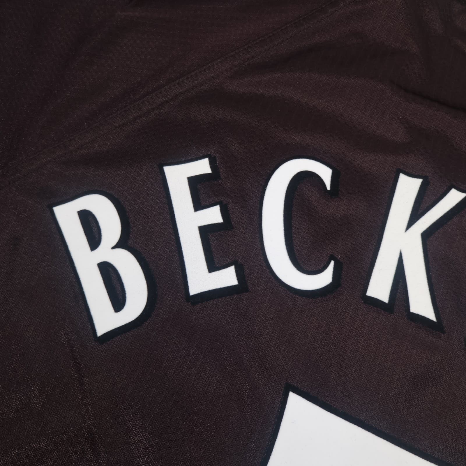 Manchester United Shirt Extra Large Black Third 1998 1999 David Beckham Jersey photo 22