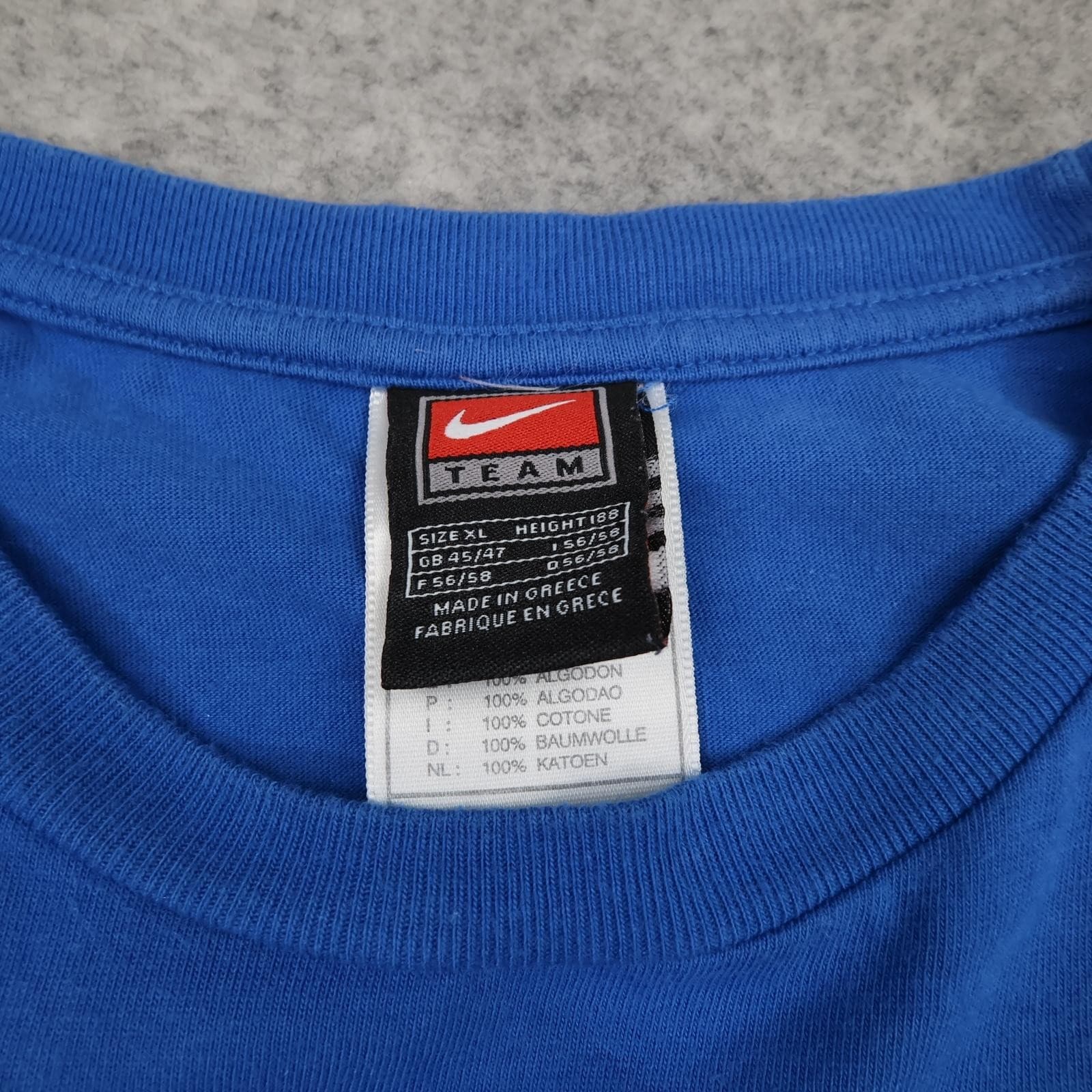 Vintage France Training Shirt Mens XL Blue 2002 Football Nike Henry 12 00s photo 5