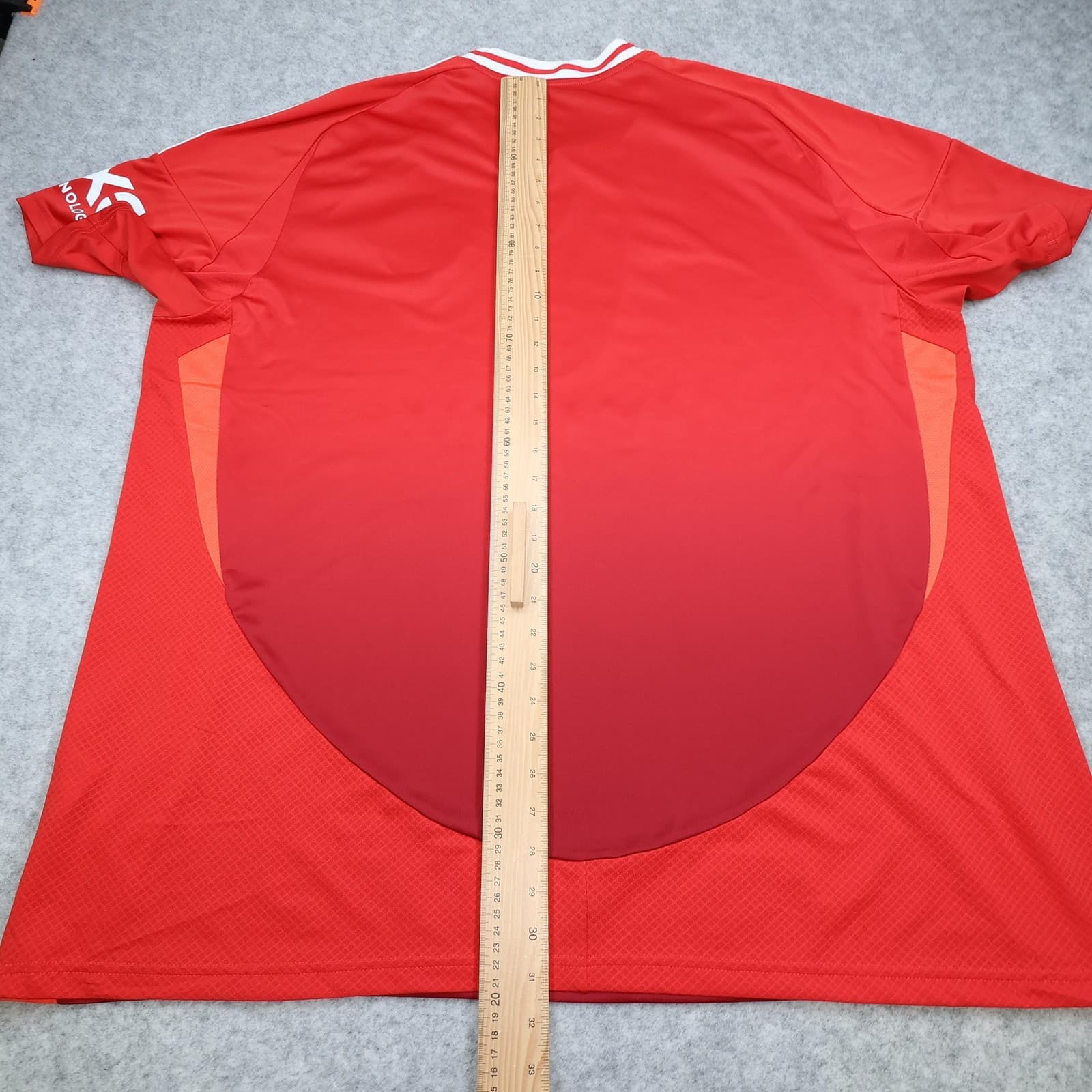 Manchester United Shirt Mens Home Kit 3XL Red 2024 2025 Adidas Soccer Jersey photo 10