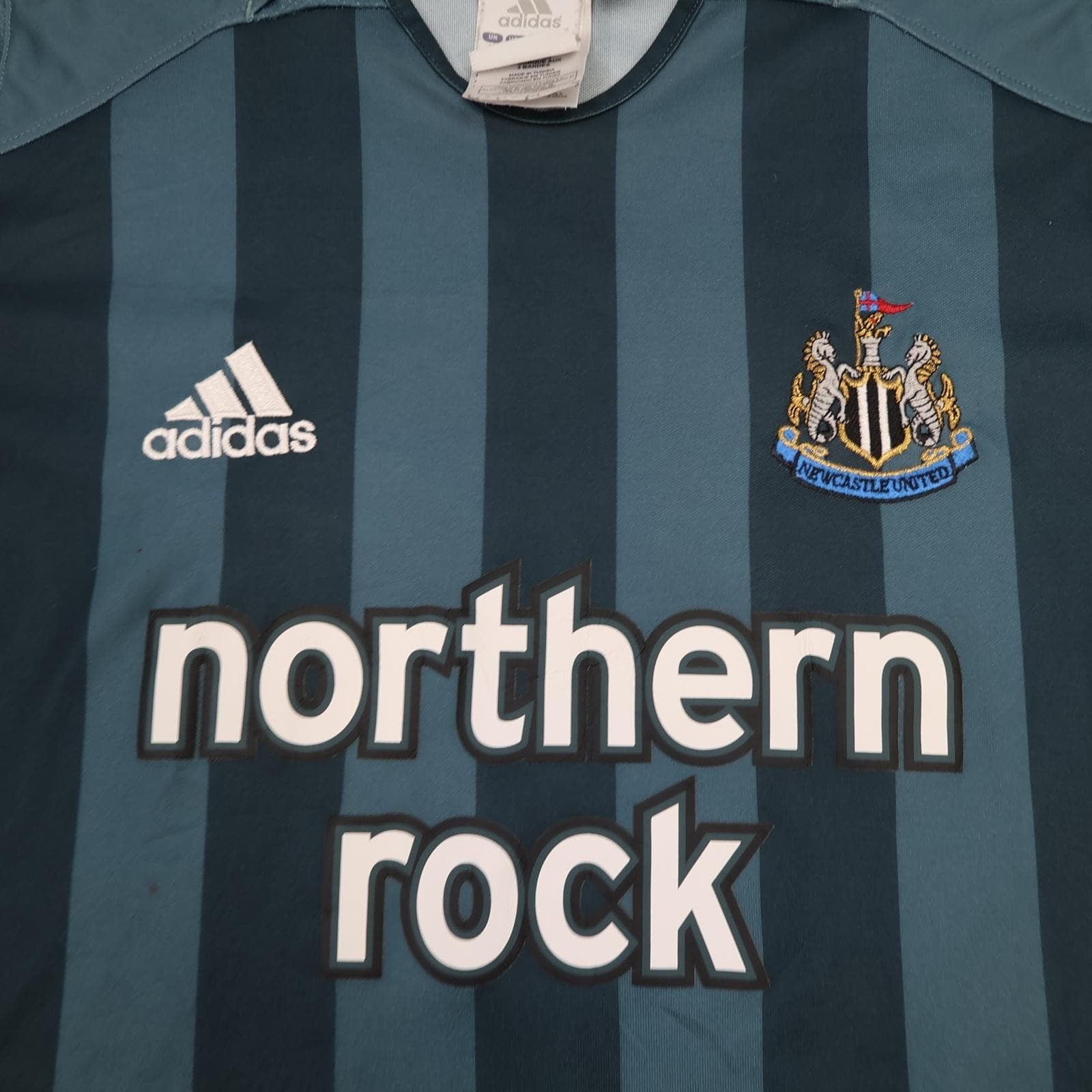 Vintage Newcastle United Shirt Mens Medium Blue 2005 2006 Adidas Northern Rock photo 3