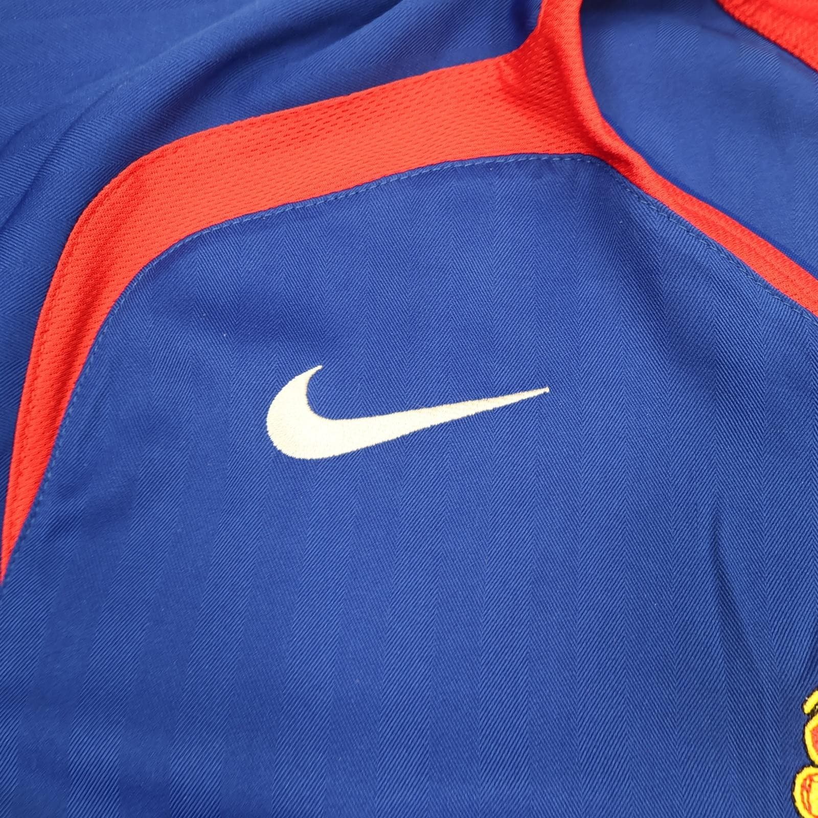 Vintage Manchester United Shirt Mens Medium Blue Away 2005 2006 Nike Vodafone photo 5