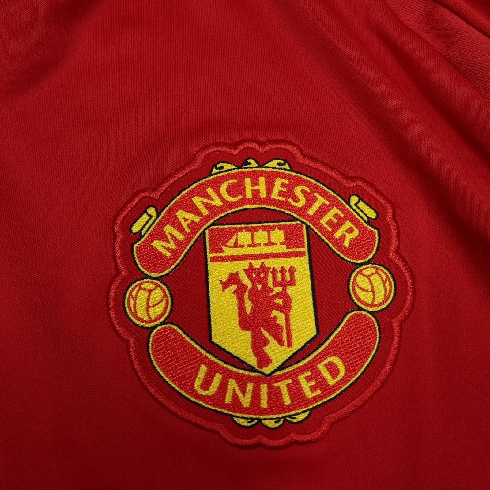 Manchester United Shirt Mens Large Red Home 2024 2025 Adidas Soccer Jersey photo 4