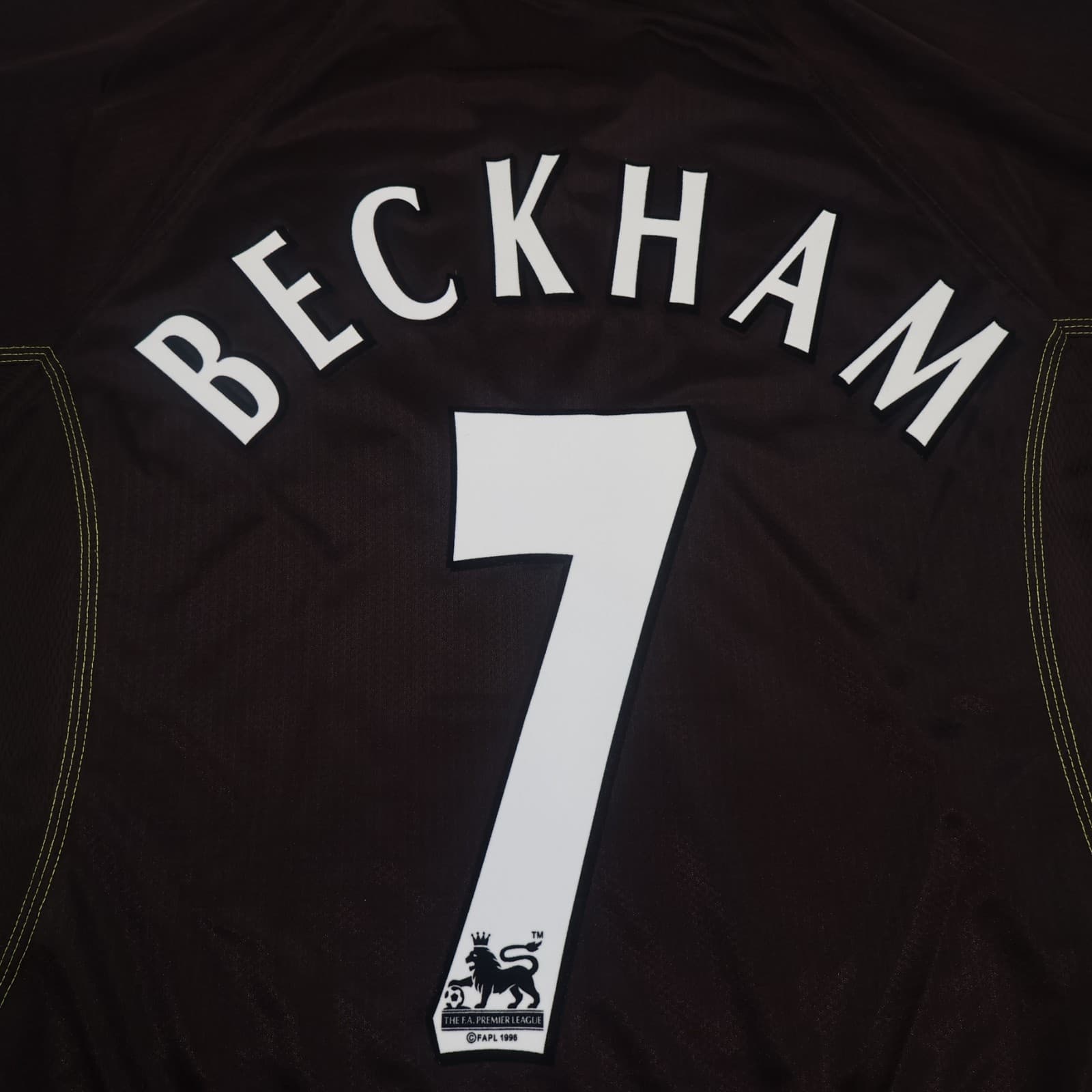 Manchester United Shirt Extra Large Black Third 1998 1999 David Beckham Jersey photo 20