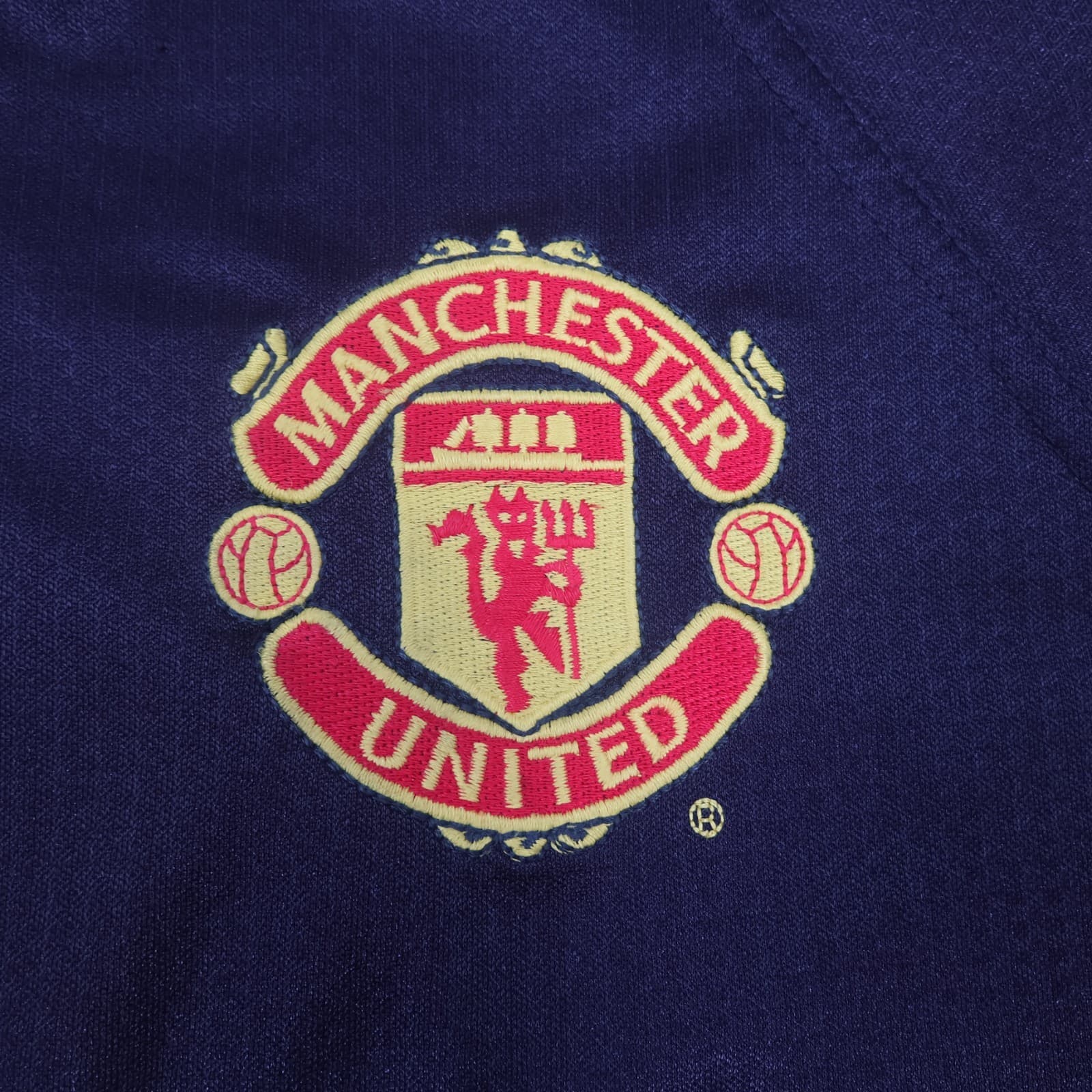 Manchester United Shirt Extra Large Black Third 1998 1999 David Beckham Jersey photo 4