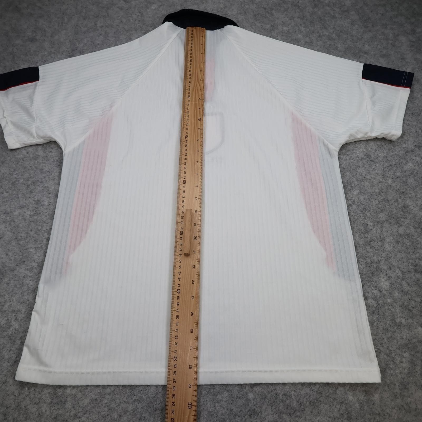Vintage England Home Shirt Mens Large White Football 1998 1999 Soccer Jersey Top photo 12
