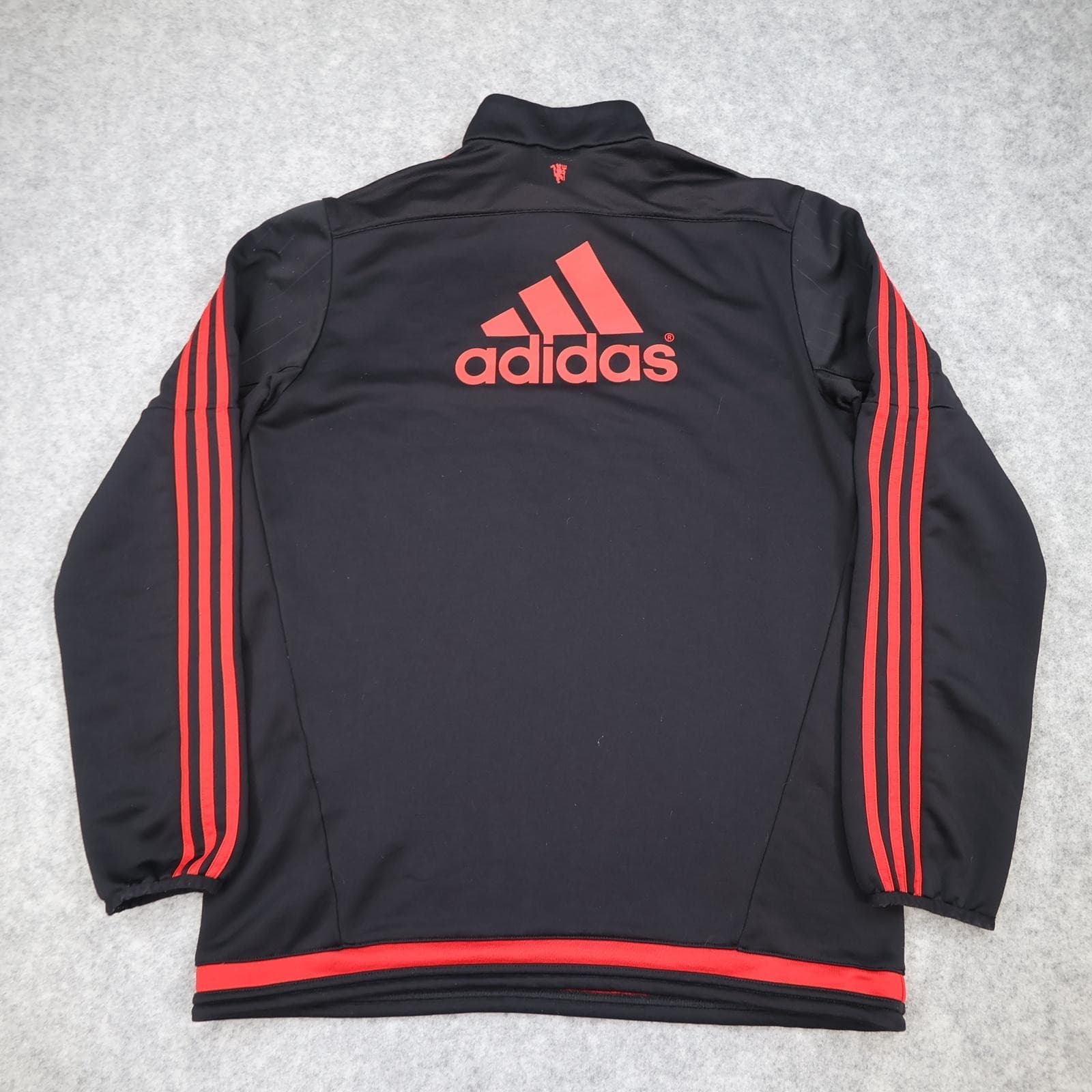 Manchester United Training Top Mens Medium Black Football Adidas Aon 2015 2016 photo 2