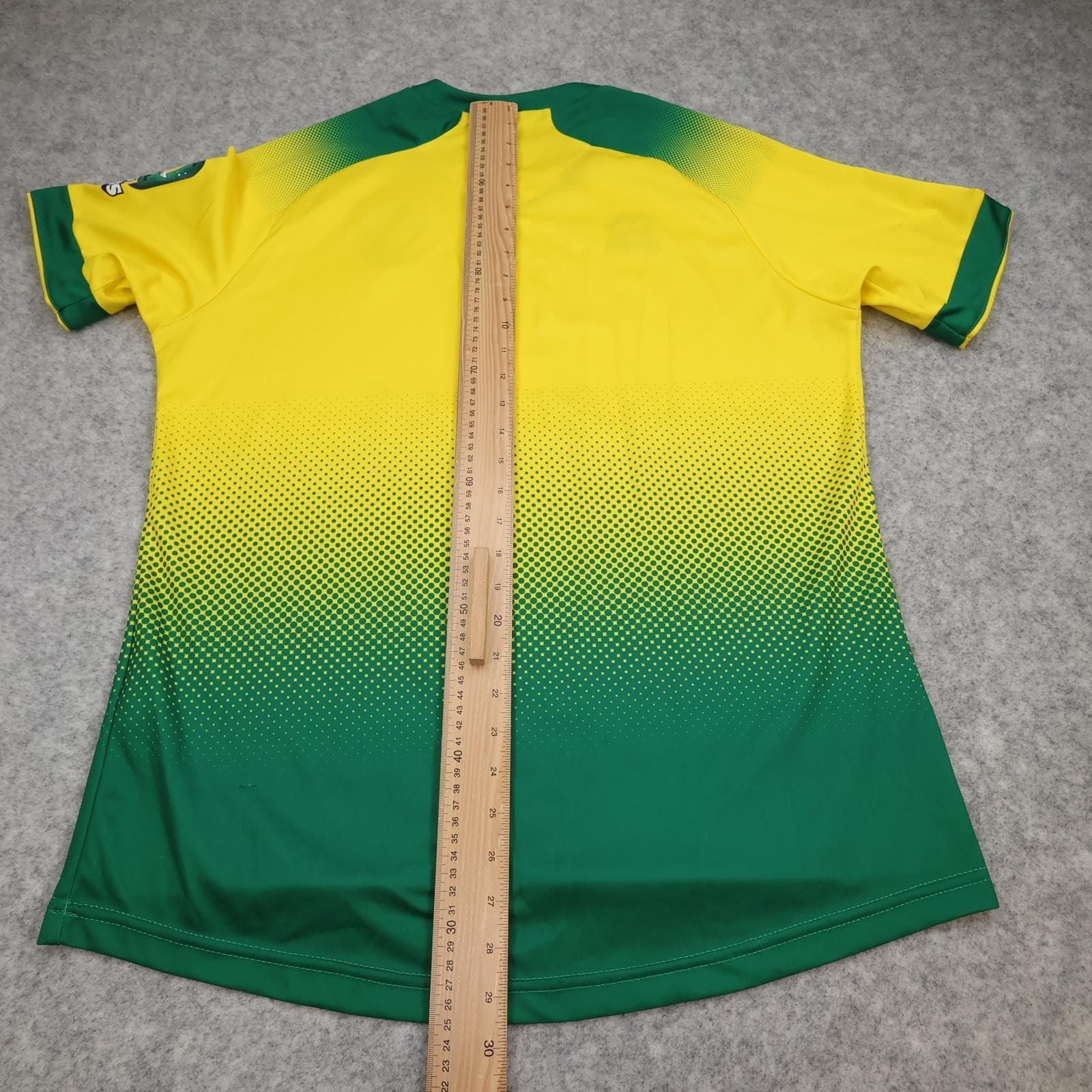 Norwich City Shirt Mens XL Yellow Home 2019 2020 Errea Dafabet Soccer Jersey photo 14