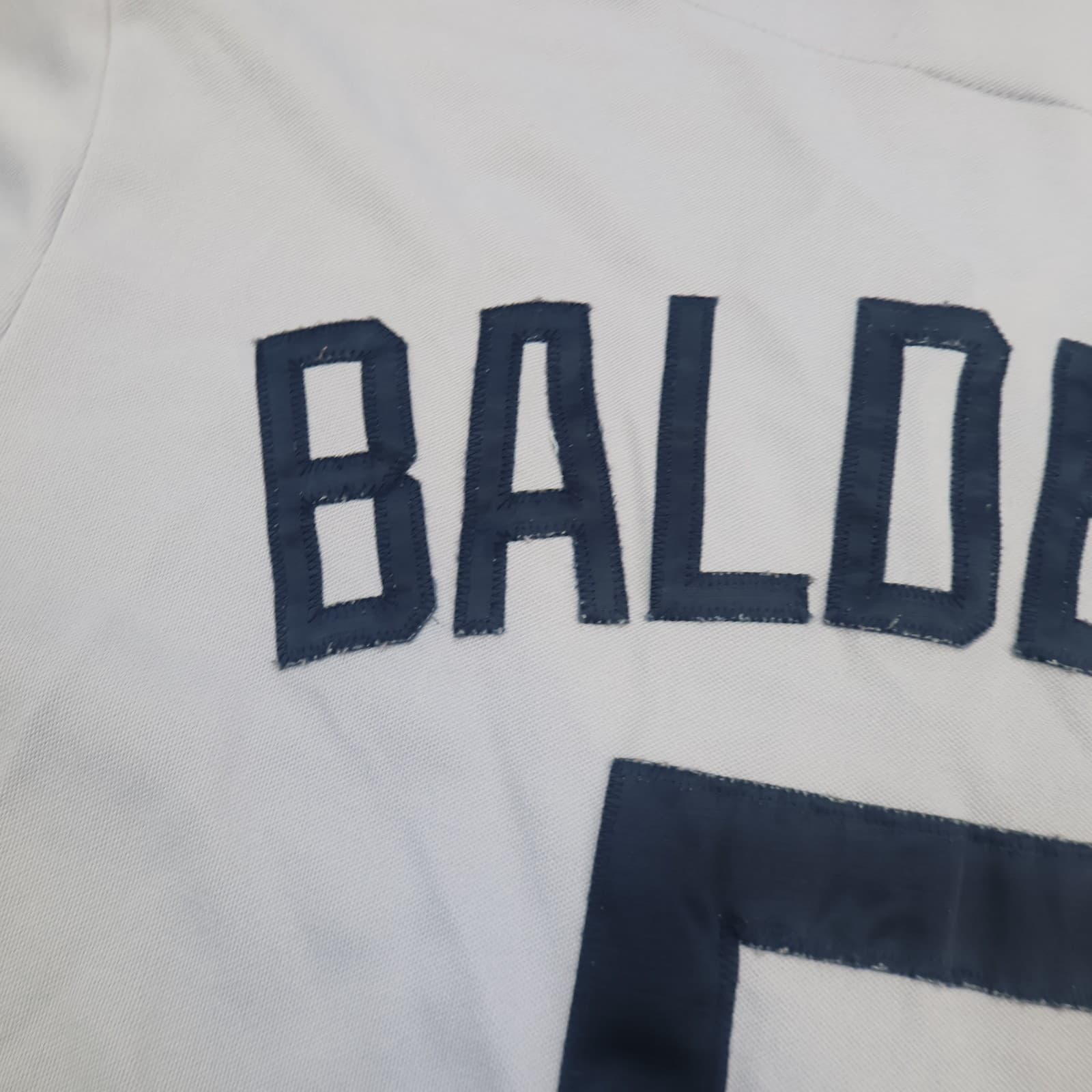 Vintage Boston Red Sox Jersey Large Grey Men's MLB Majestic Rocco Baldelli 2000 photo 13
