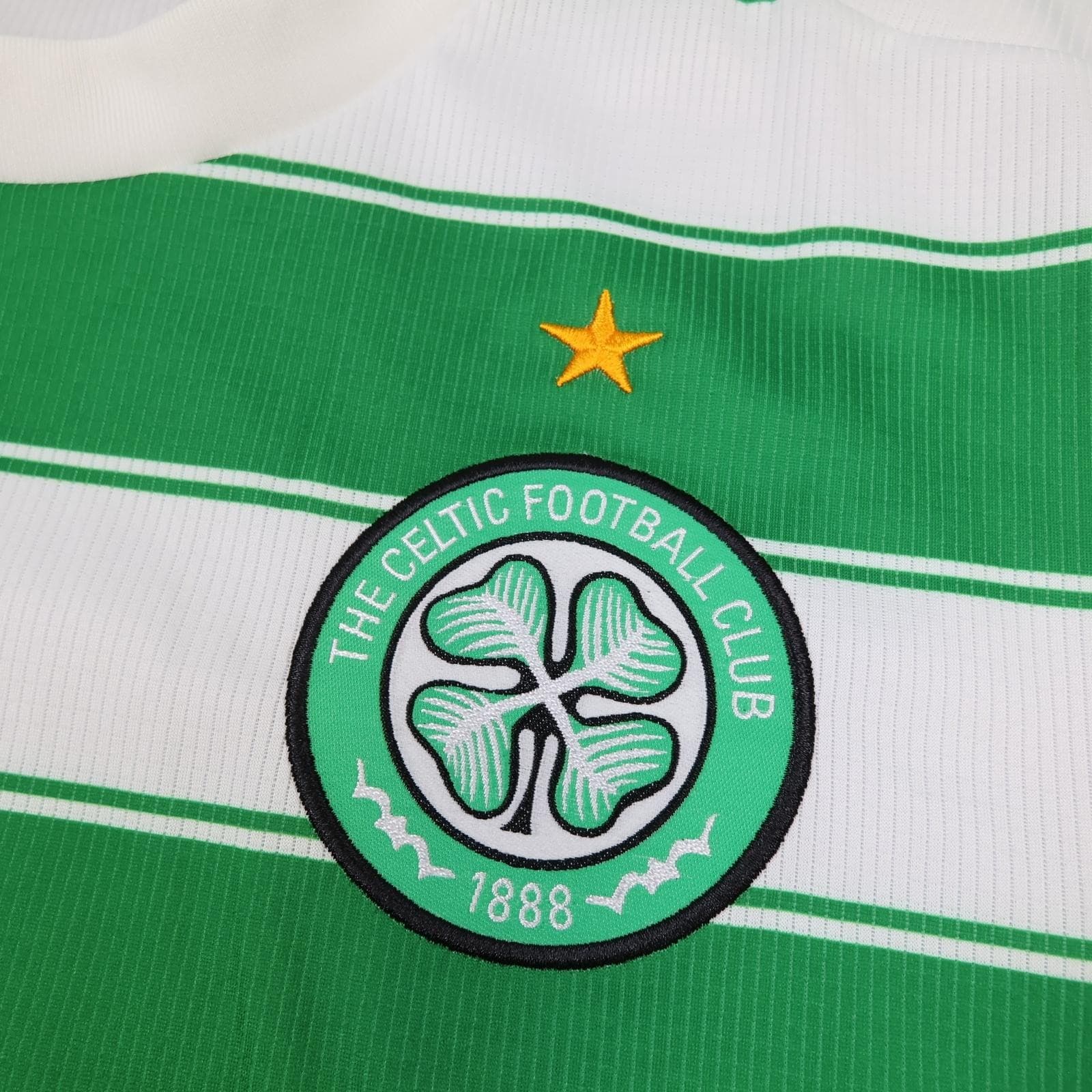 Celtic Shirt Mens Large Green White Home 2021 2022 SPFL Football Adidas Dafabet photo 6