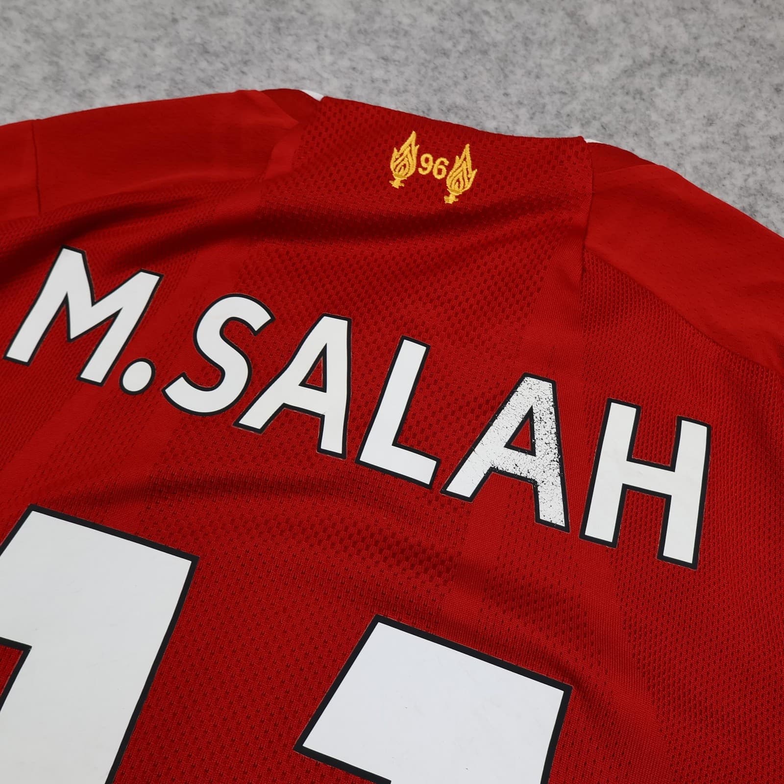 Liverpool Shirt Kids 11-12 Years Red Home 2019 2020 New Balance Salah 11 Jersey photo 9