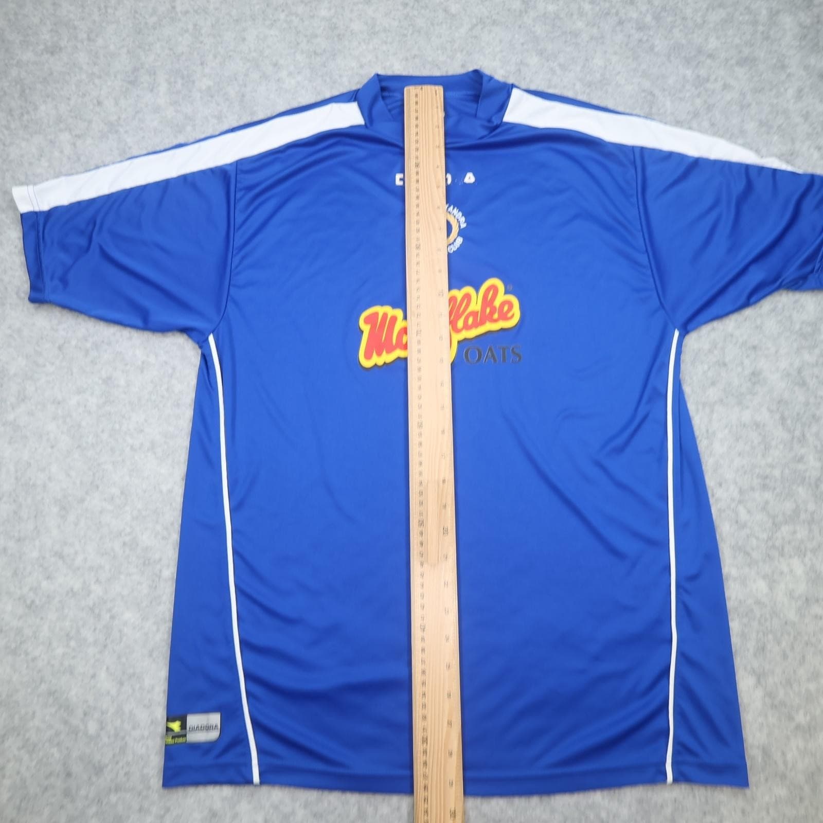 Crewe Alexandra Away Shirt Mens Medium Blue EFL 2005 2007 Diadora Mornflake Oats photo 11