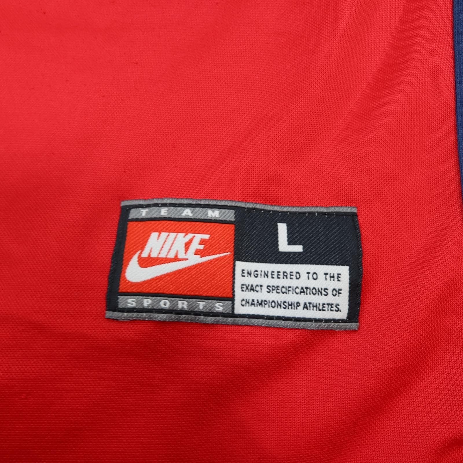 Vintage Arsenal Shirt Mens Large Red Home 1998 1999 Nike JVC Football Jersey photo 8