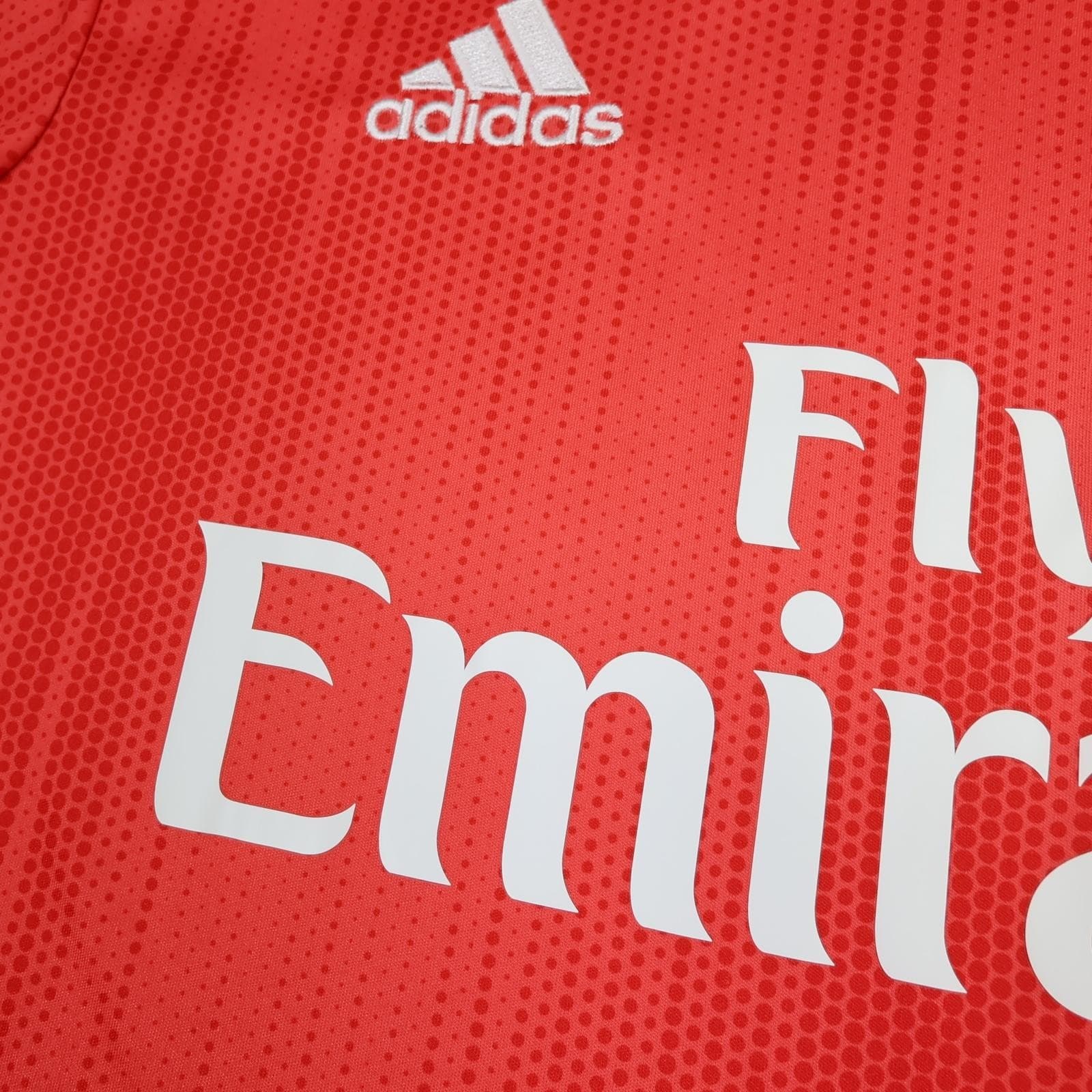 Real Madrid Shirt Mens Medium Red 3rd Kit 2018 2019 Football Adidas Fly Emirates photo 4