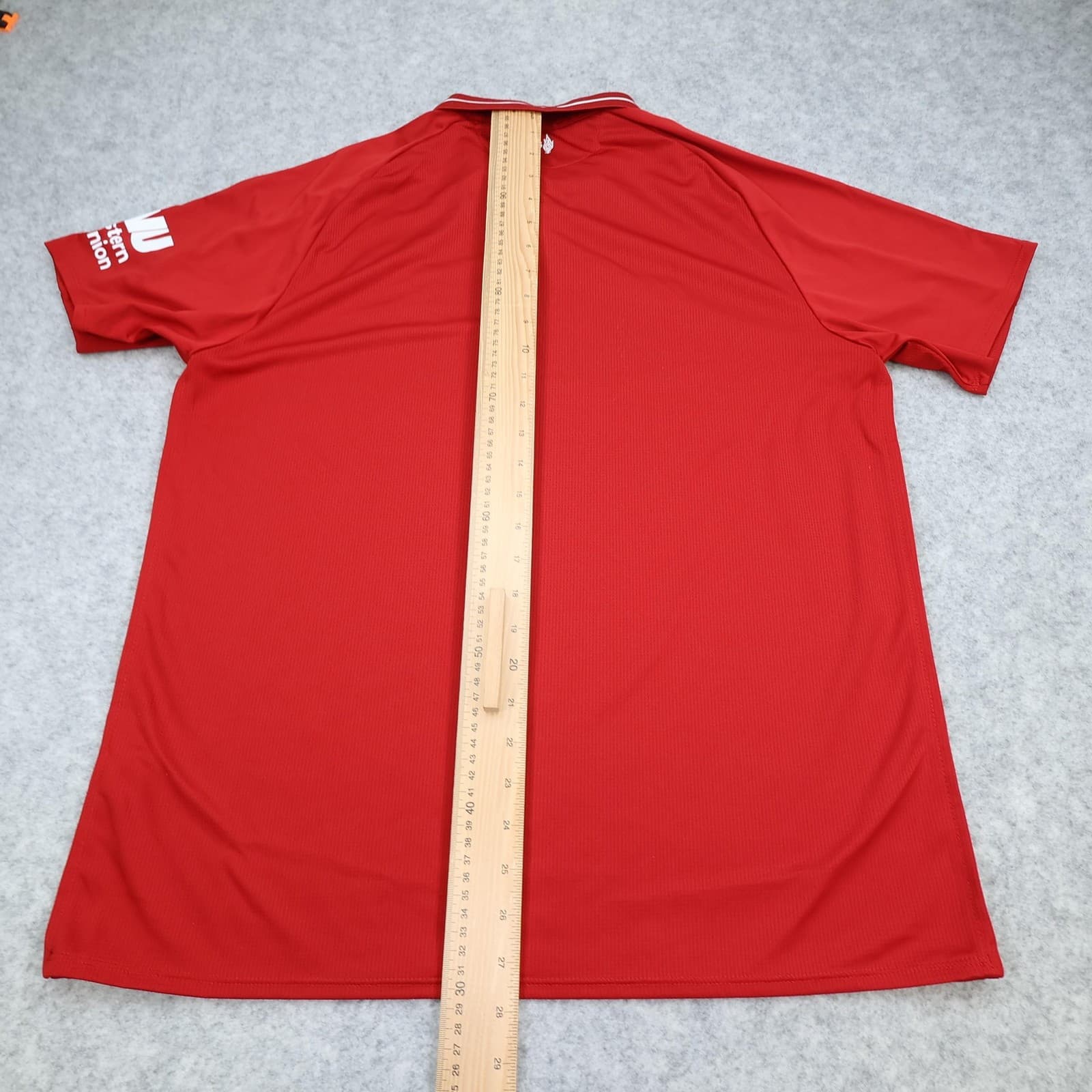 Liverpool Shirt Mens Large Red Home 2018 2019 Football New Balance Soccer Jersey photo 11