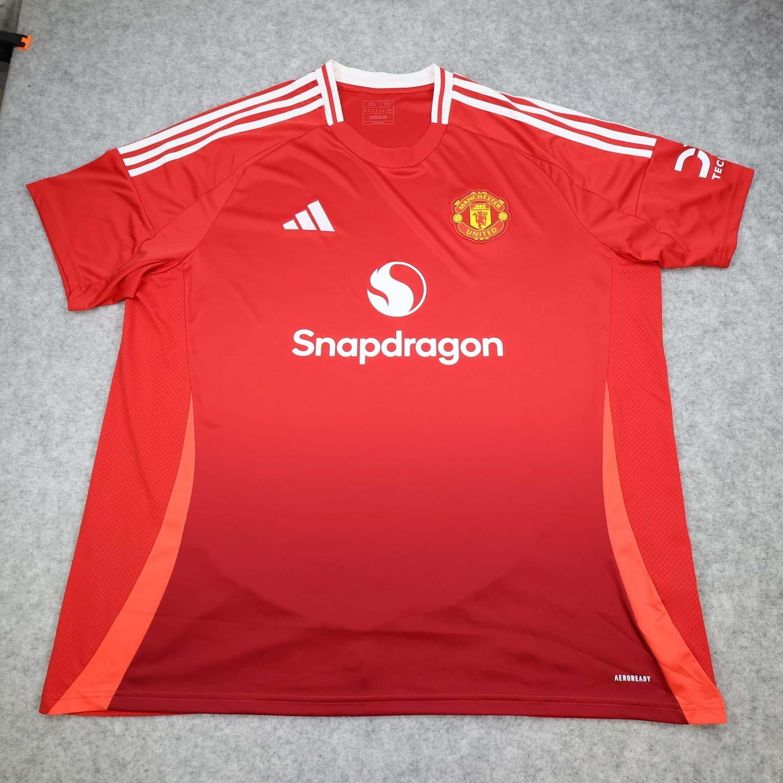 Manchester United Shirt Mens Home Kit 3XL Red 2024 2025 Adidas Soccer Jersey