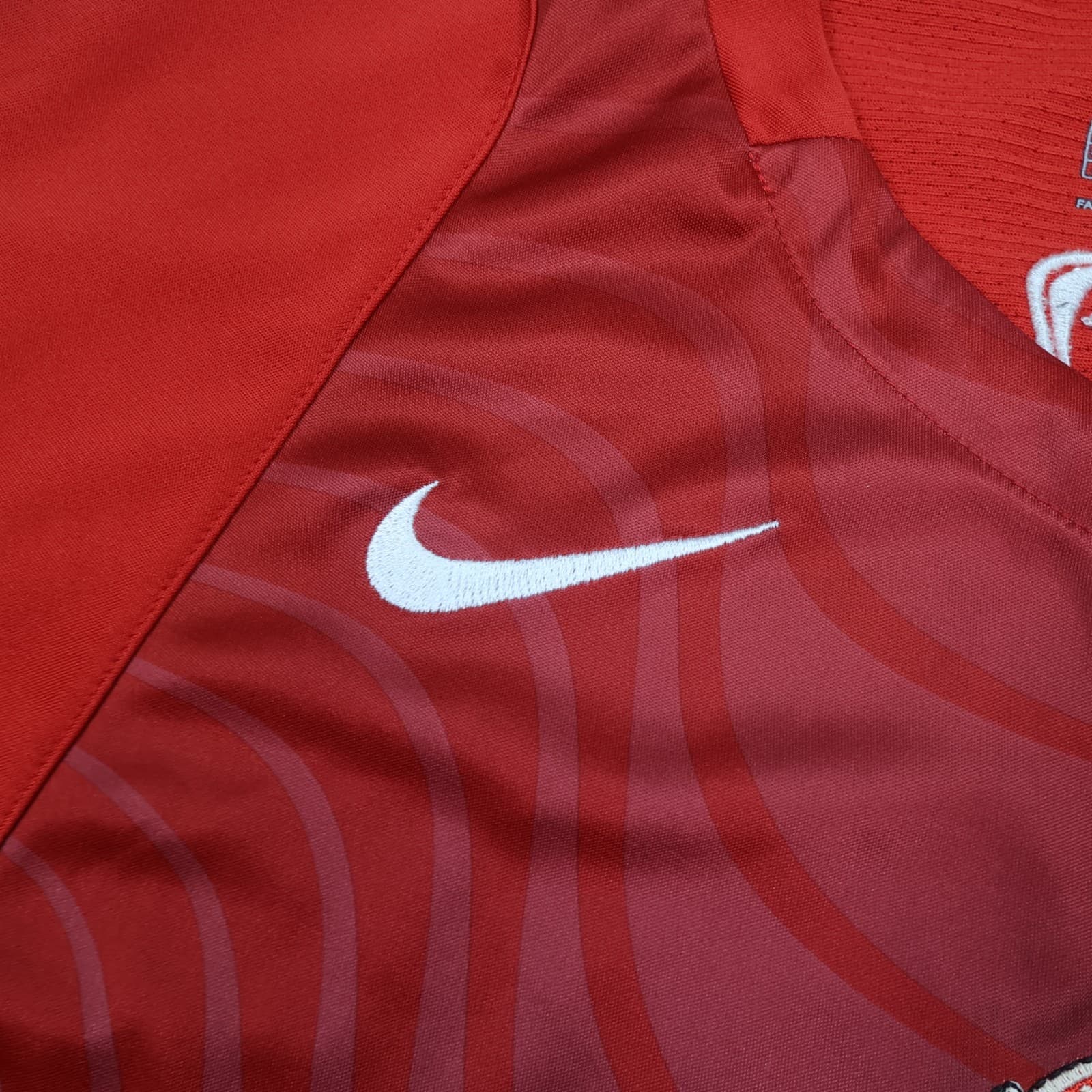 Manchester United Shirt Large Red Training Kit 2006 2007 Nike Soccer Jersey photo 5