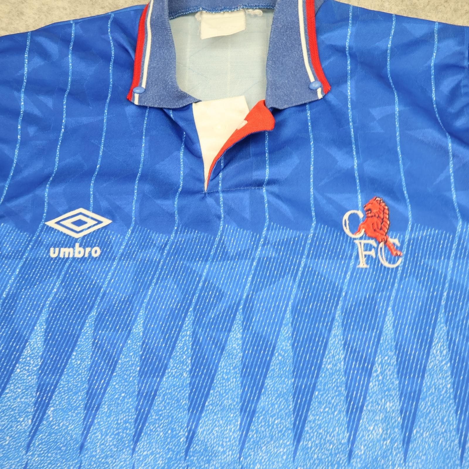 Vintage Chelsea Shirt Mens Medium Blue Home Umbro 1989 1991 Soccer Jersey 90s photo 3