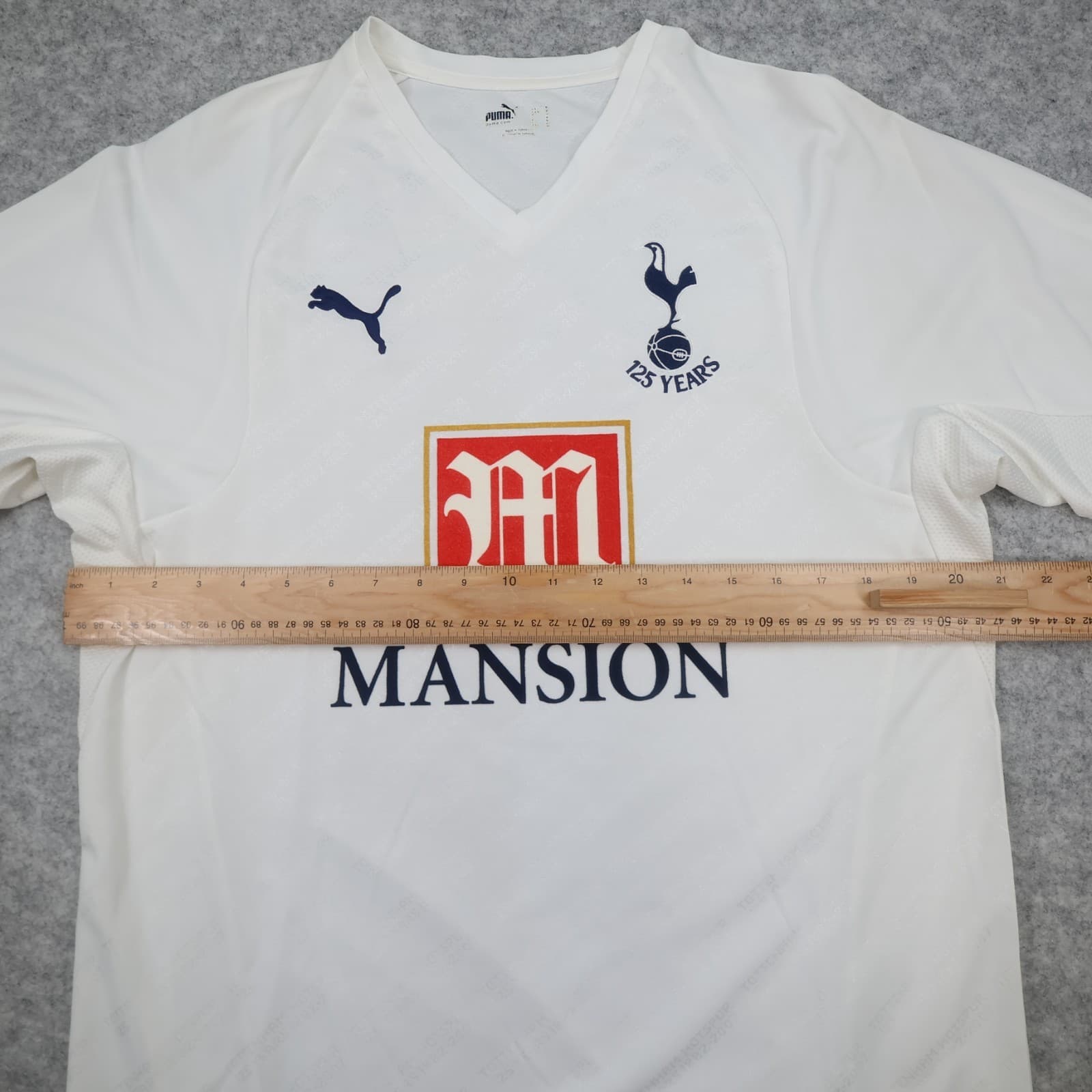Tottenham Hotspur Shirt Medium White Home Kit 2007 2008 Puma Jersey Spurs photo 10