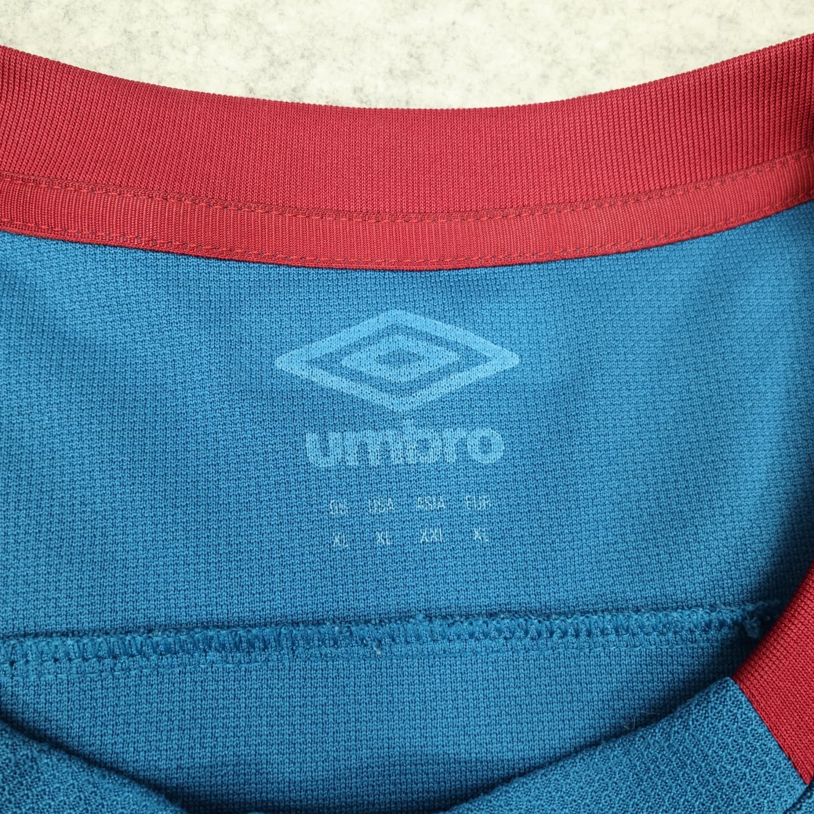 West Ham Shirt Extra Large Blue 2018 2019 Umbro Away Shirt Soccer Jersey photo 6